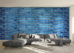 Blue Color Brick mockup 0