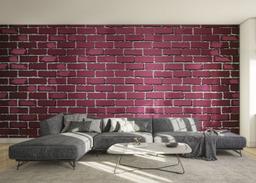 Burgundy Color Brick mockup 0