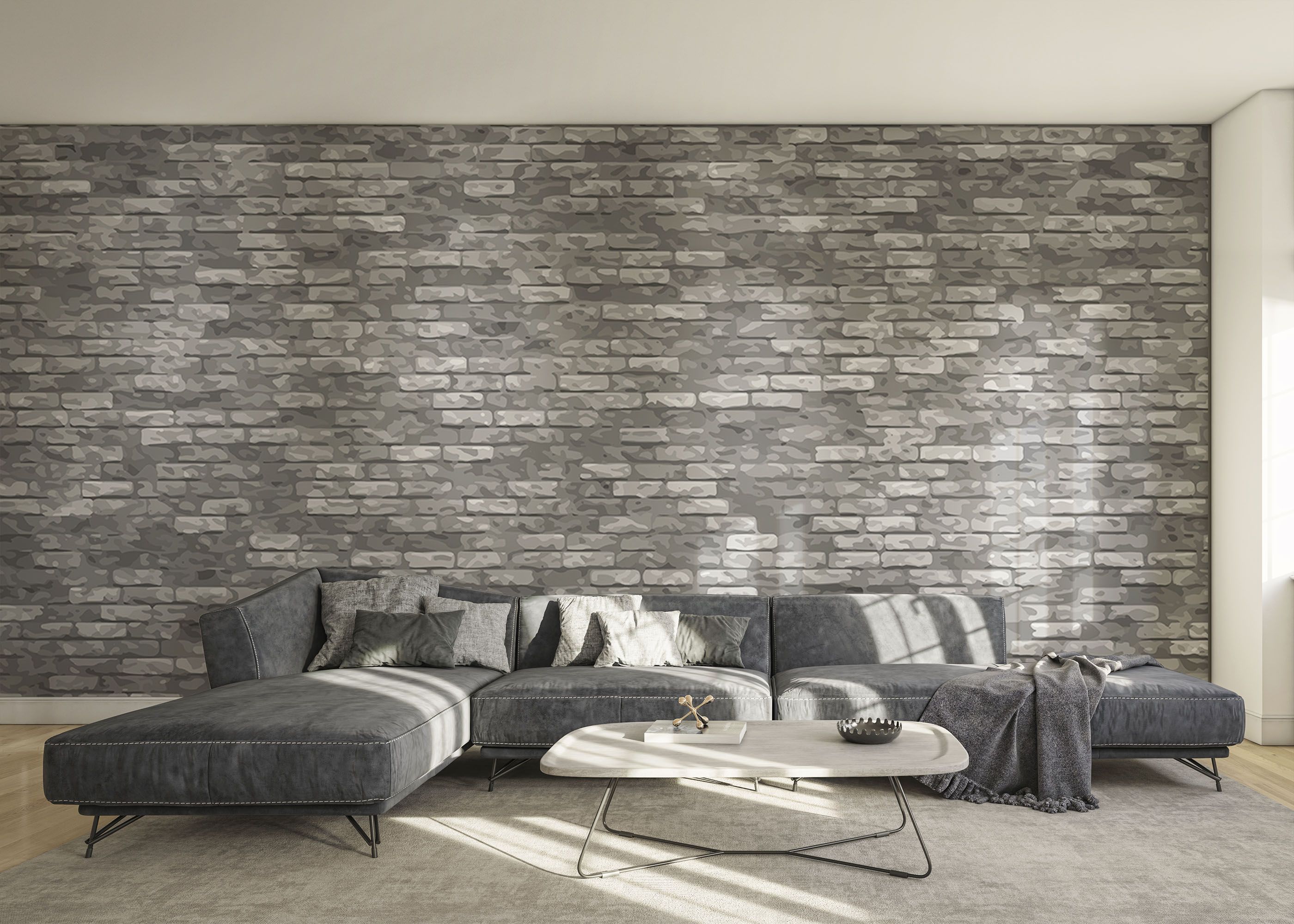 Small Dark Grey Brick mockup 0
