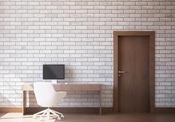 Grey Brick Wall mockup 1