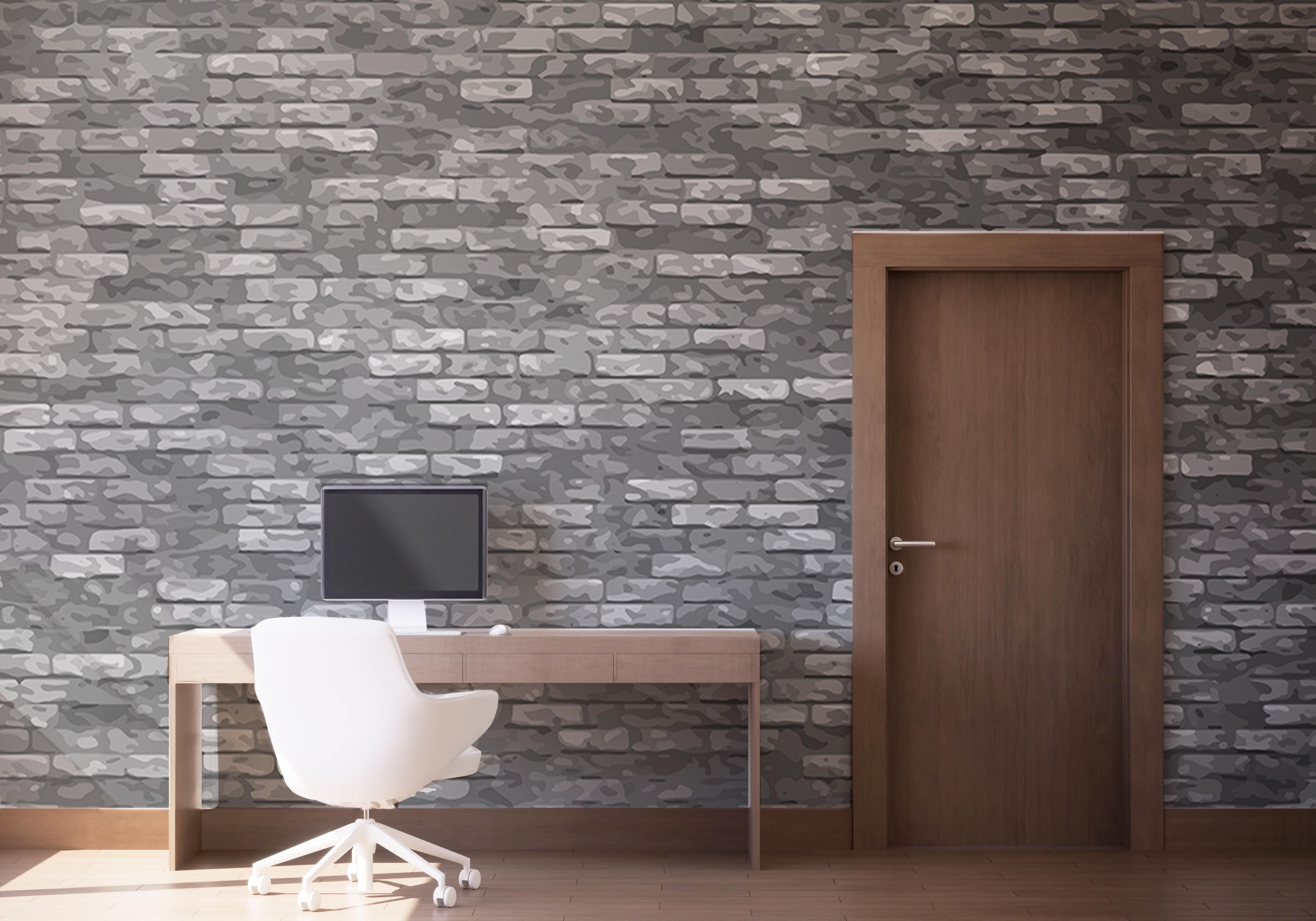 Small Dark Grey Brick mockup 1