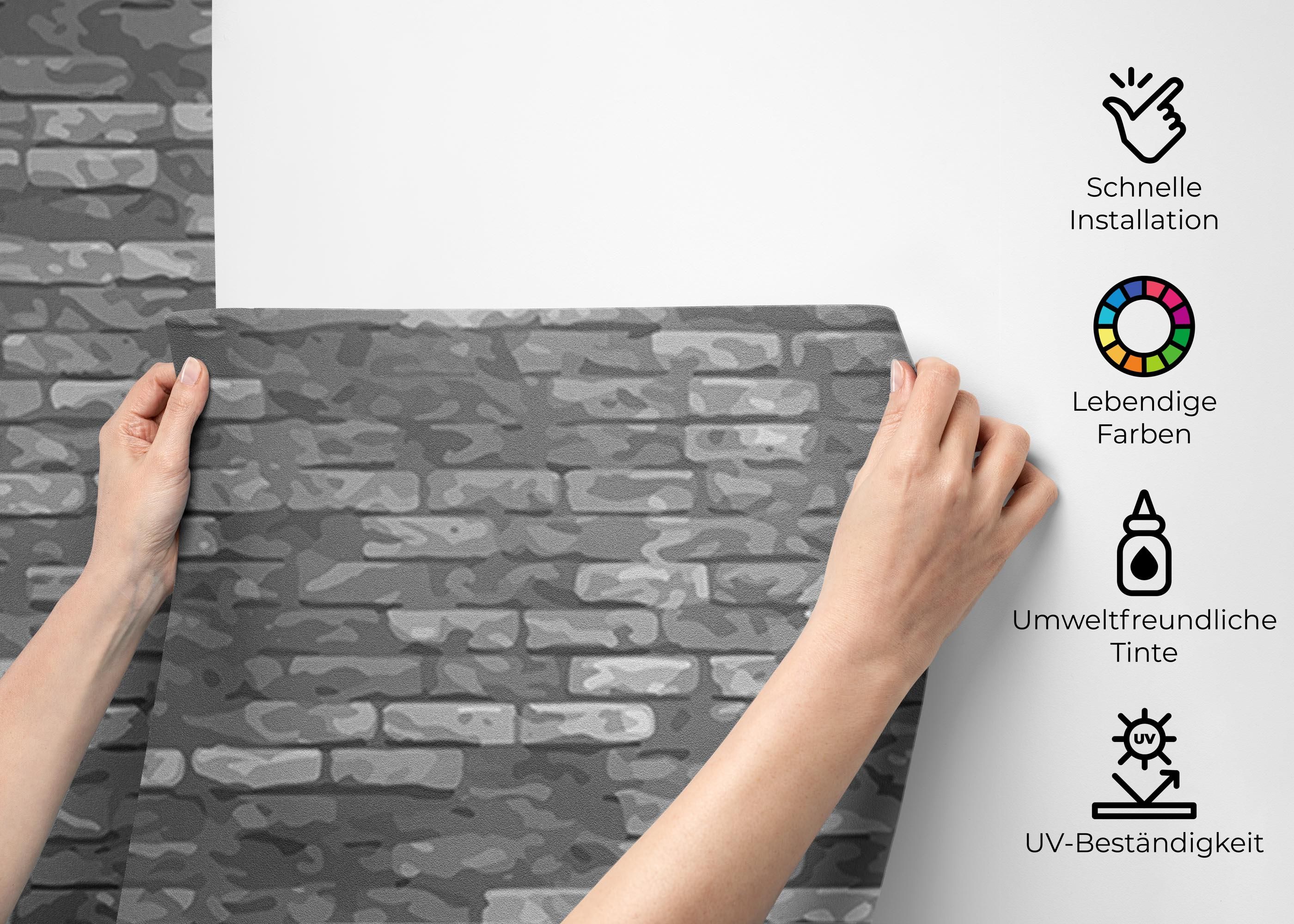 Small Dark Grey Brick mockup 2