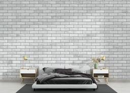 Grey Brick Wall mockup 3