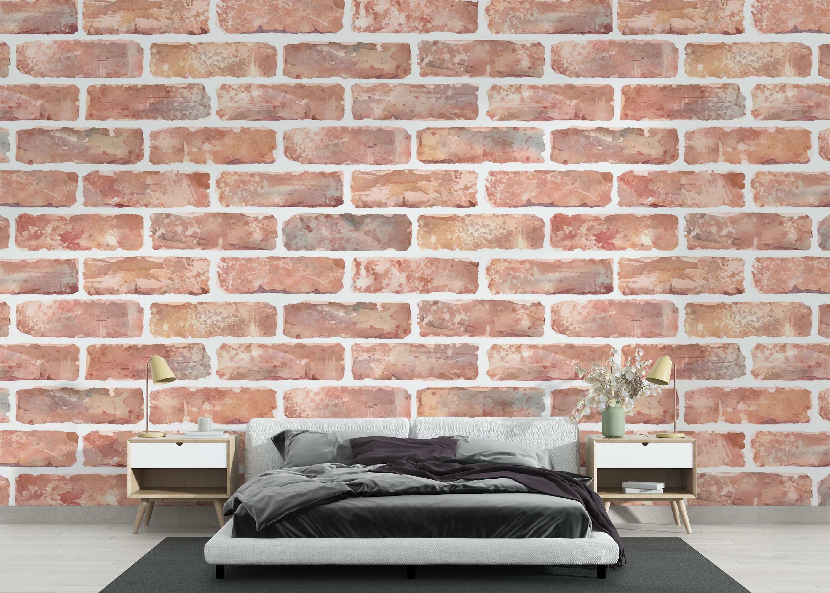 Pastel Colors Brick mockup 3