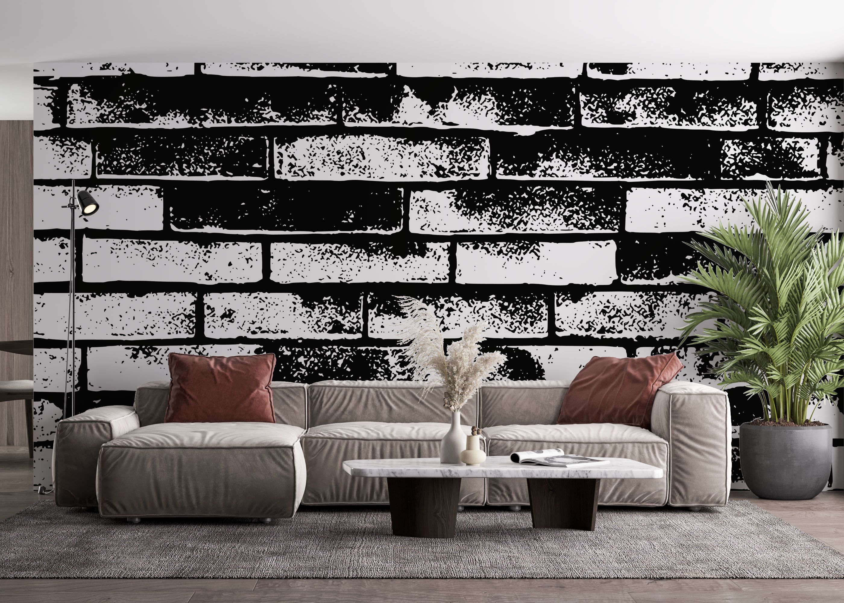 Brick Black Spray mockup 4