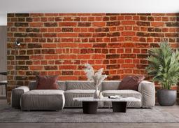 Cool Orange Brick mockup 4