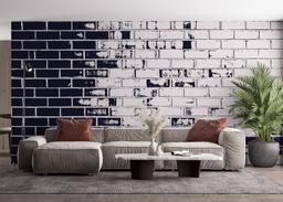 Dark Blue Brick mockup 4