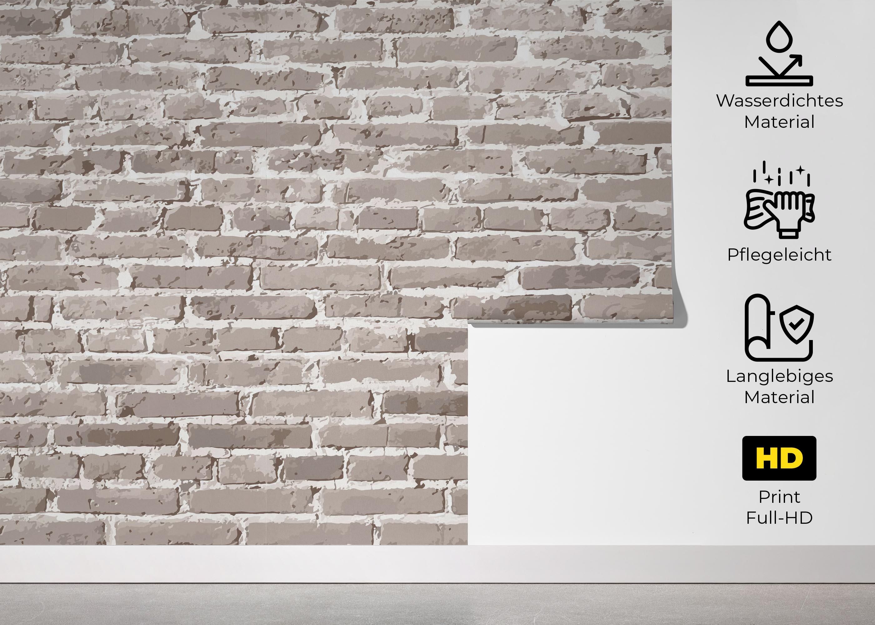 Cream Long Brick mockup 5