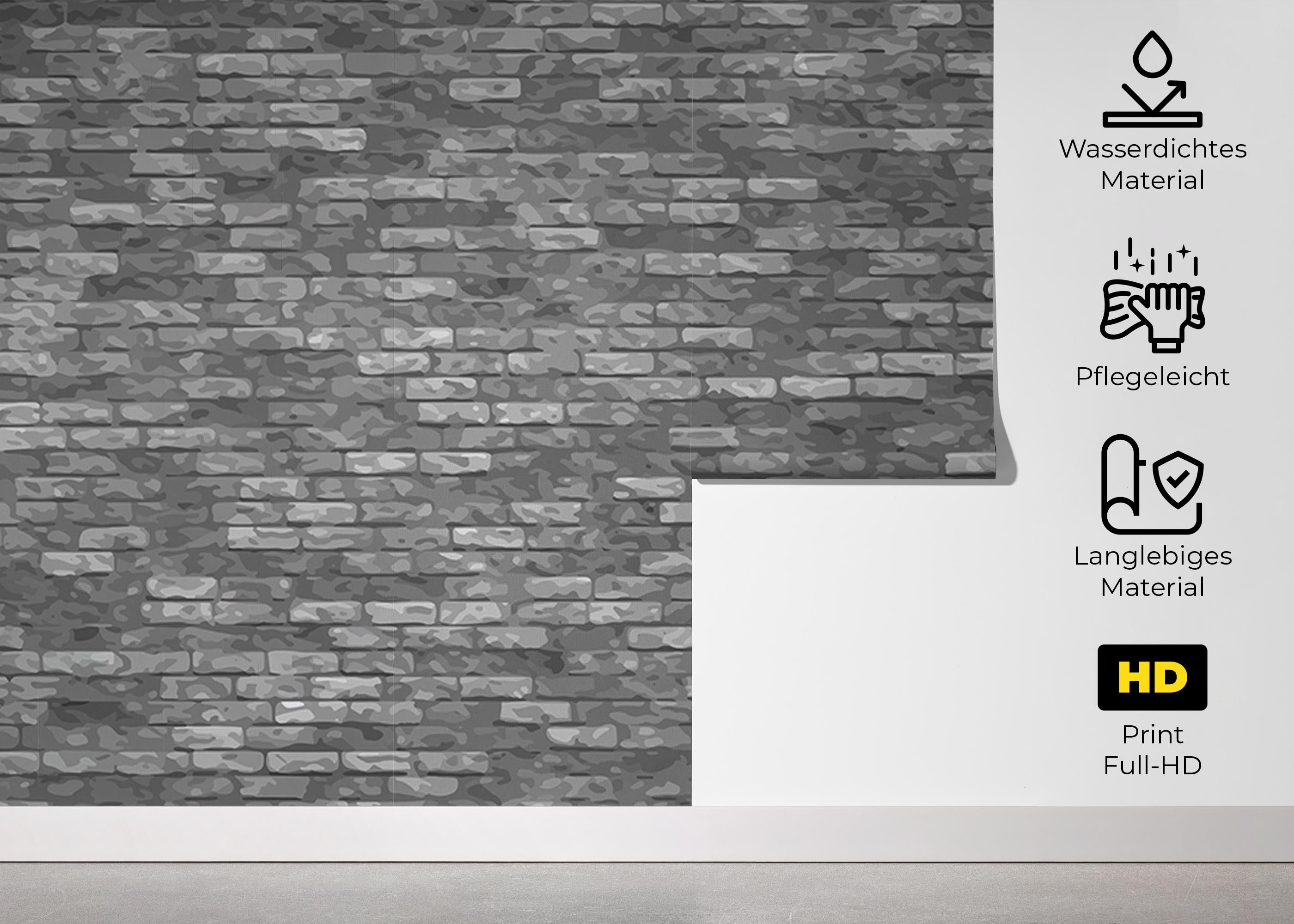 Small Dark Grey Brick mockup 5
