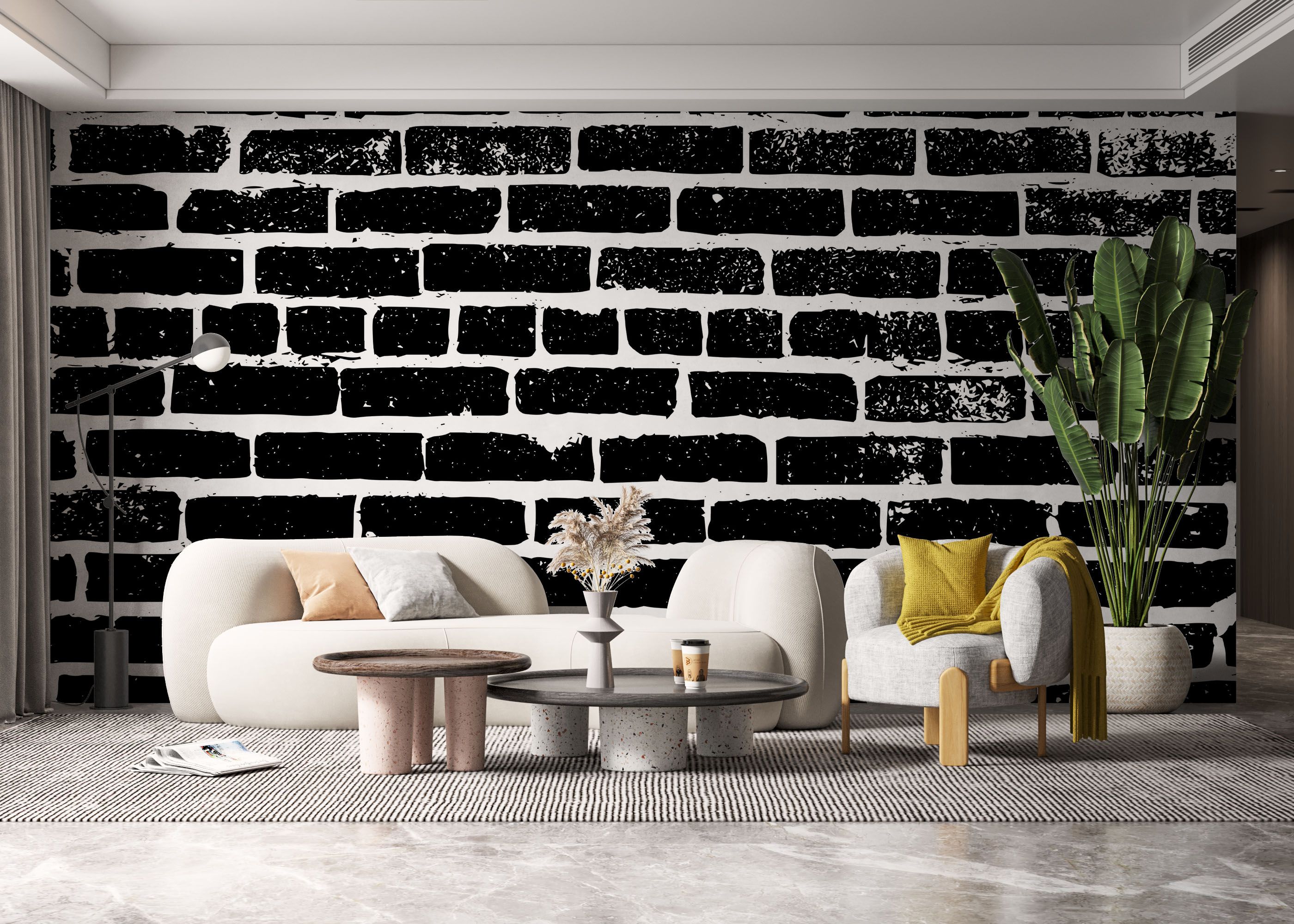 Brick White Spray mockup 6