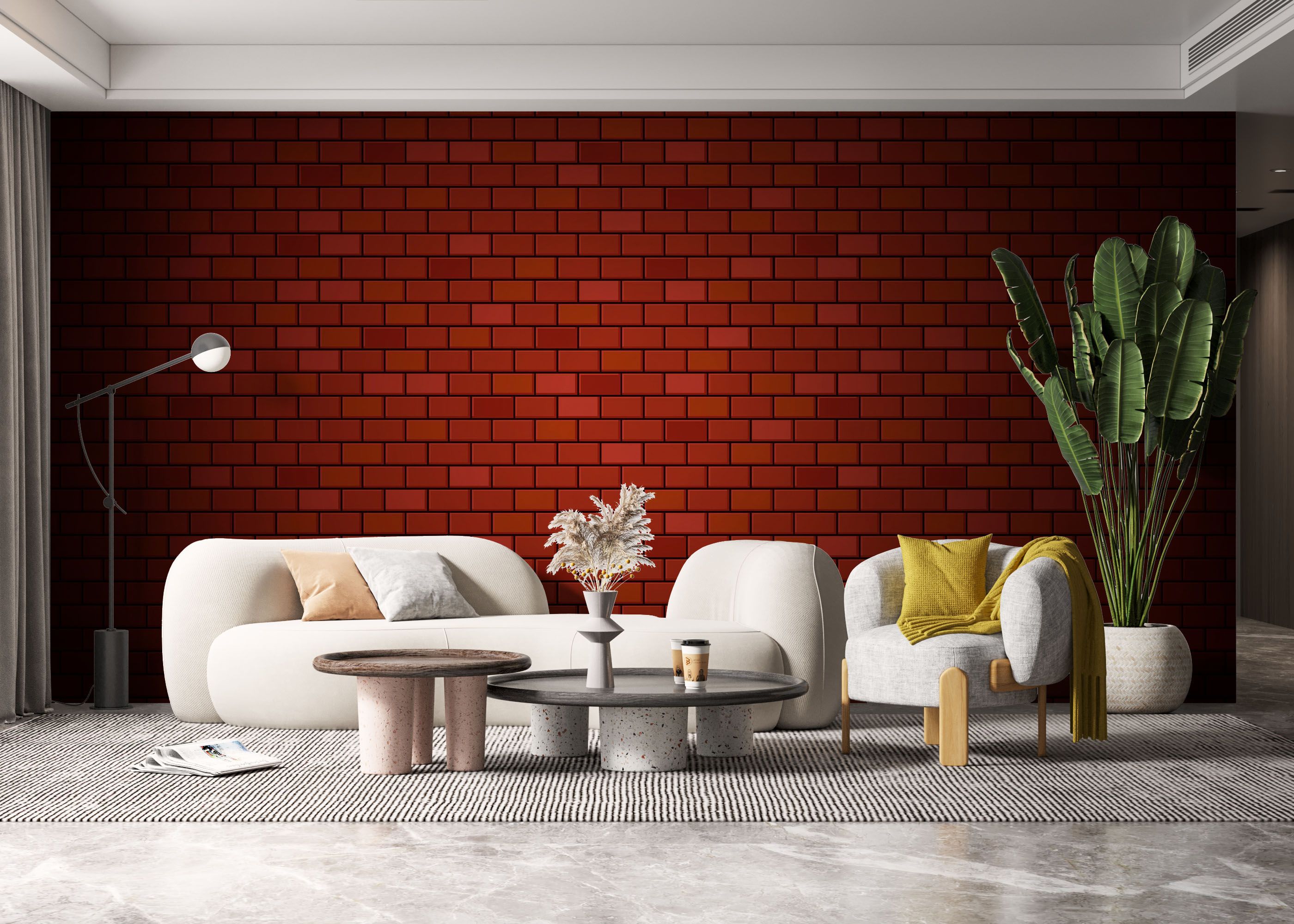 Red Light Brick mockup 6