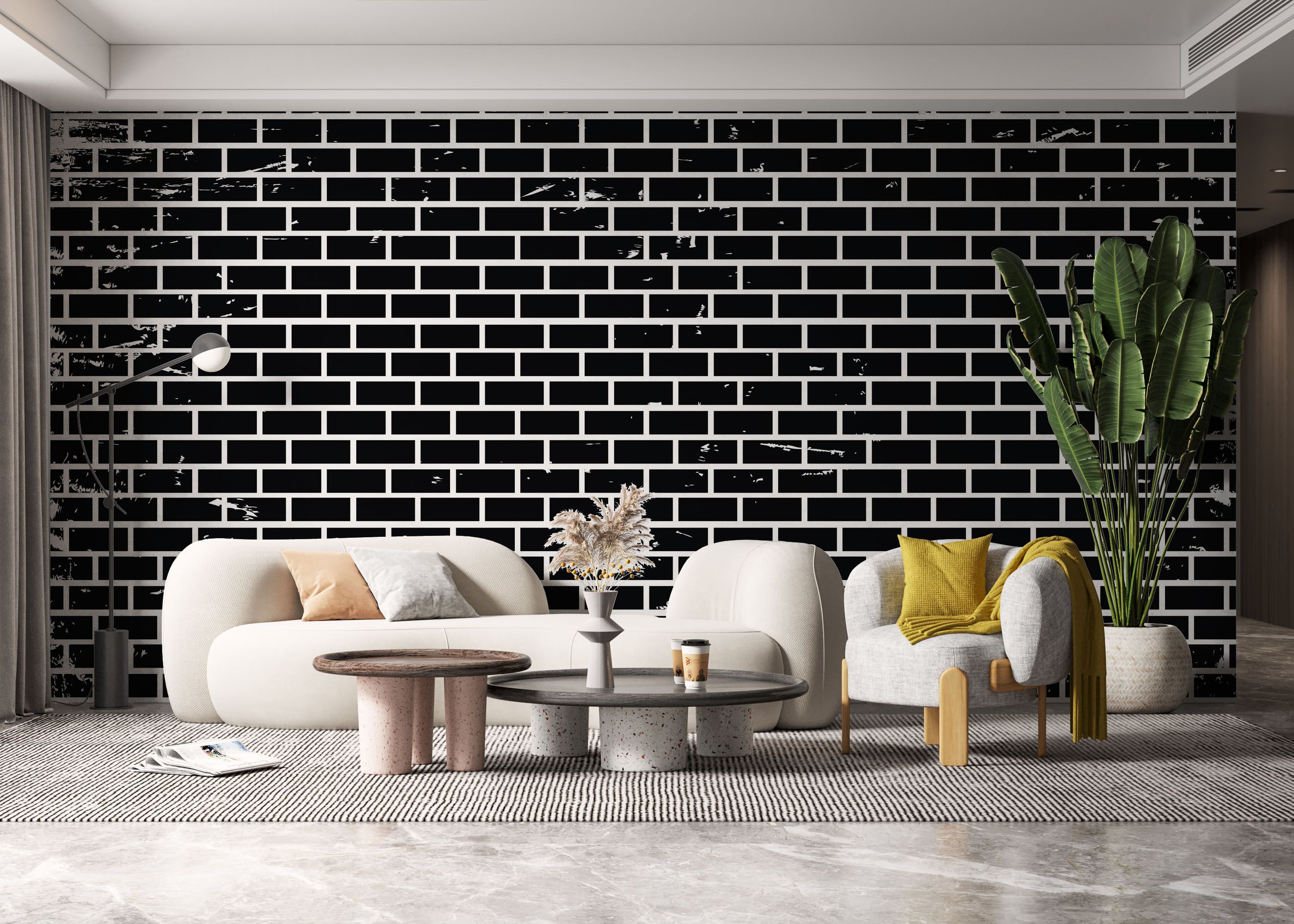 Small Black Brick mockup 6