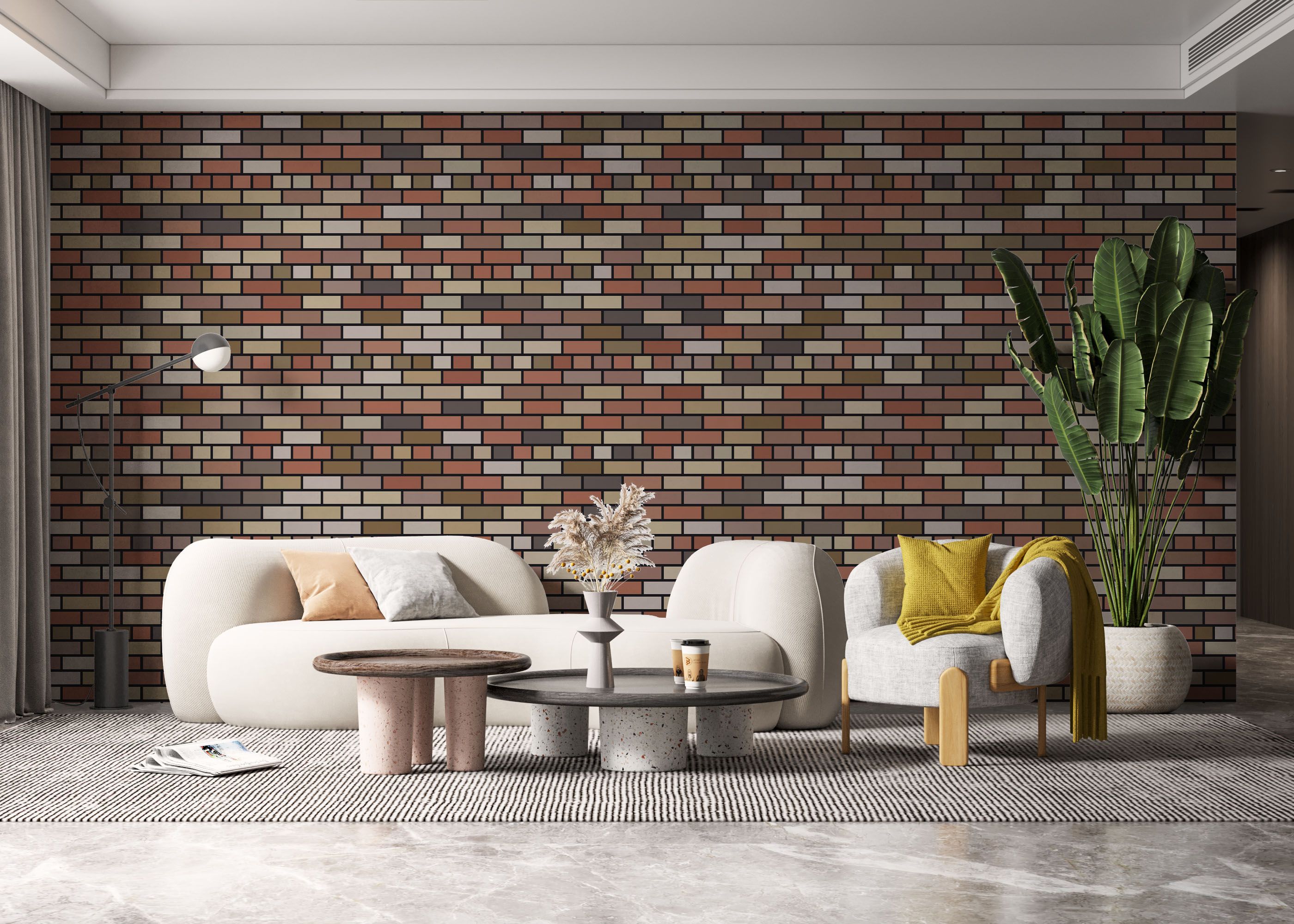 Small Brown Brick mockup 6
