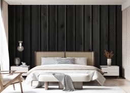 Black Wood Wall mockup 7