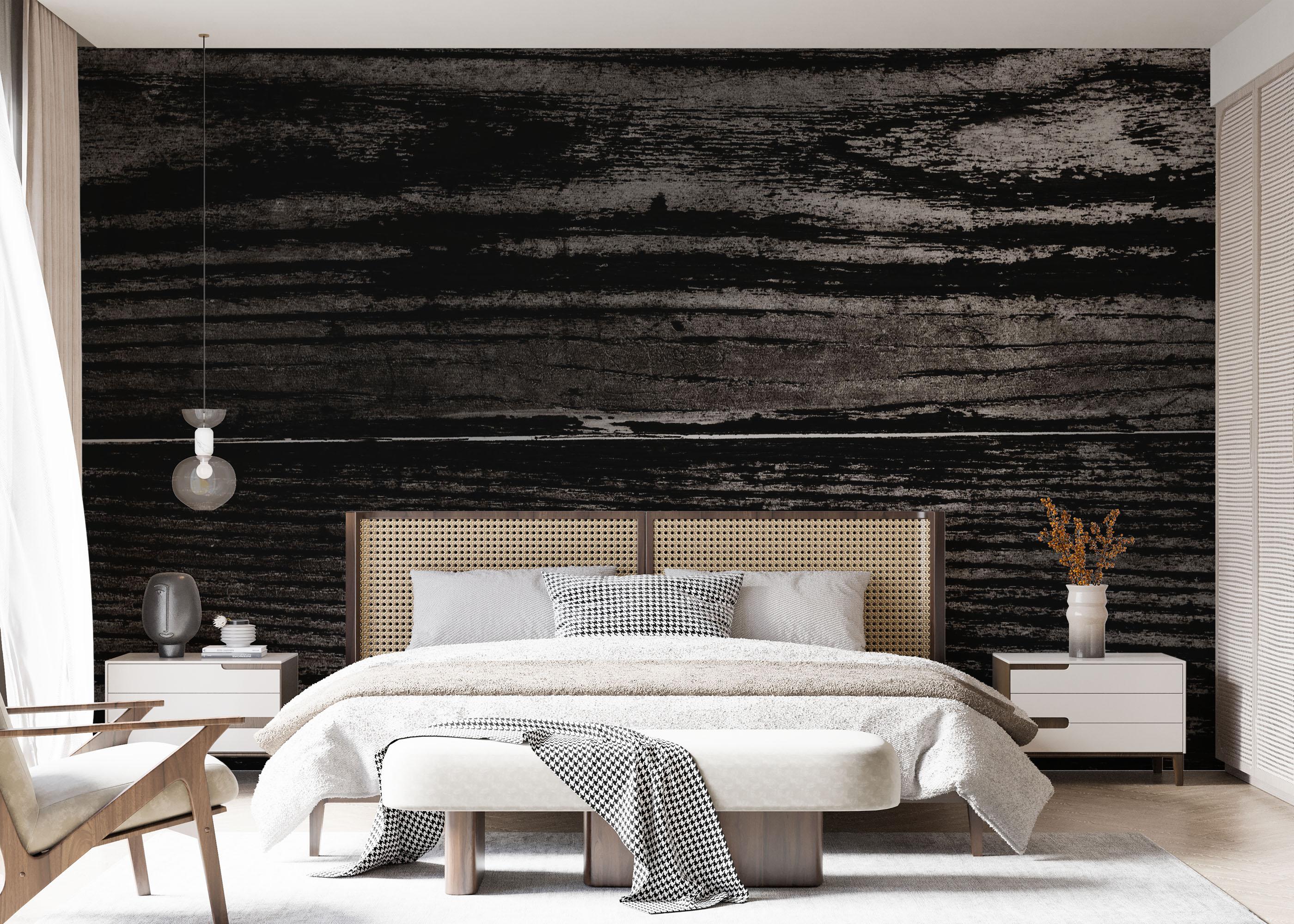 Fototapete Dark Wood Art mockup 7