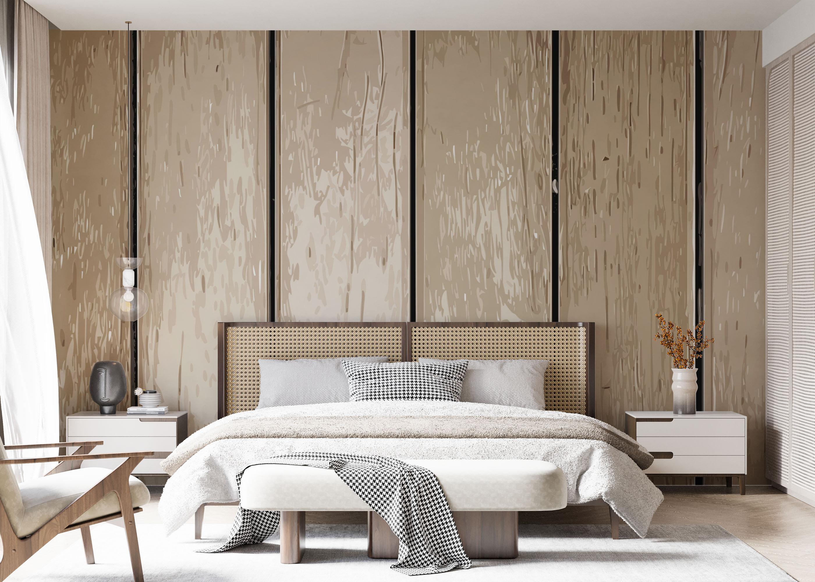 Fototapete Wooden Boards mockup 7