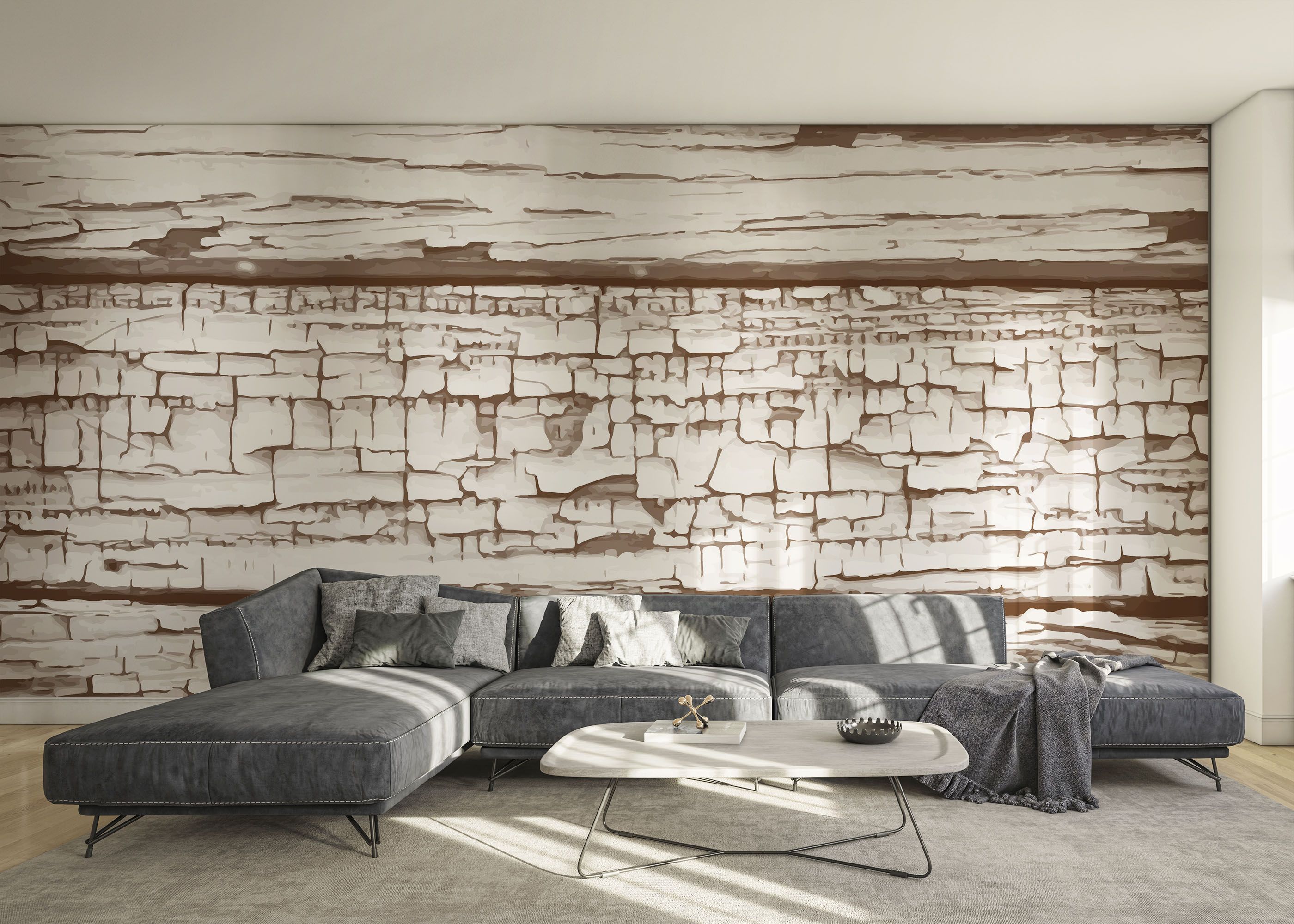 Cracked Wood Paint mockup 0