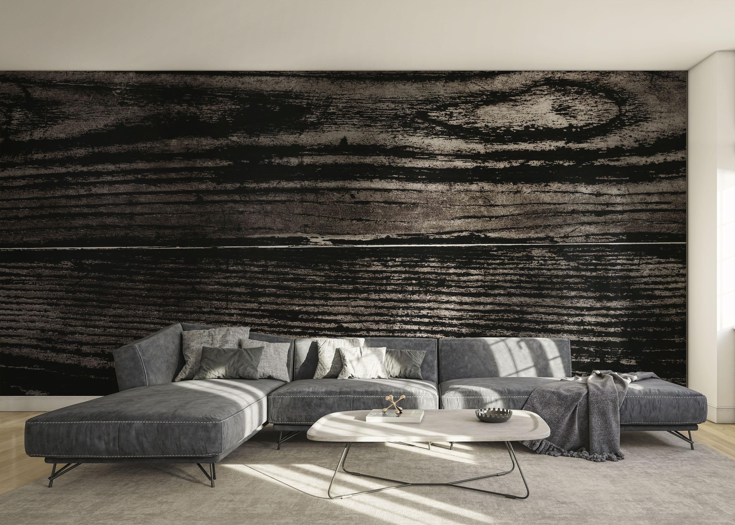 Fototapete Dark Wood Art mockup 0