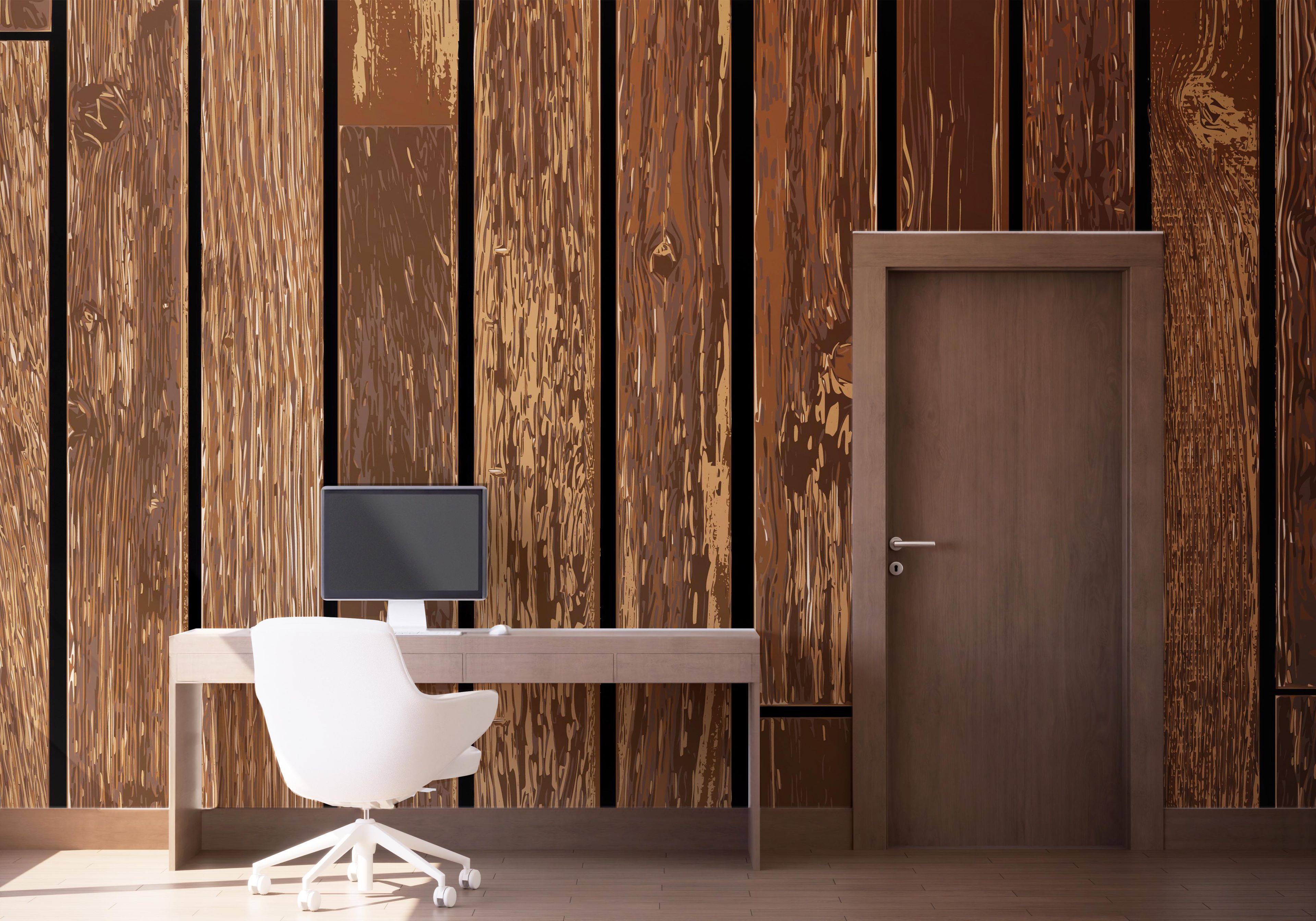 Black Brown Wood mockup 1