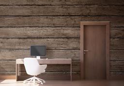 Brown Wooden Wall mockup 1