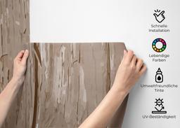 Cream Wooden Wall mockup 2
