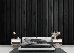 Black Wood Wall mockup 3