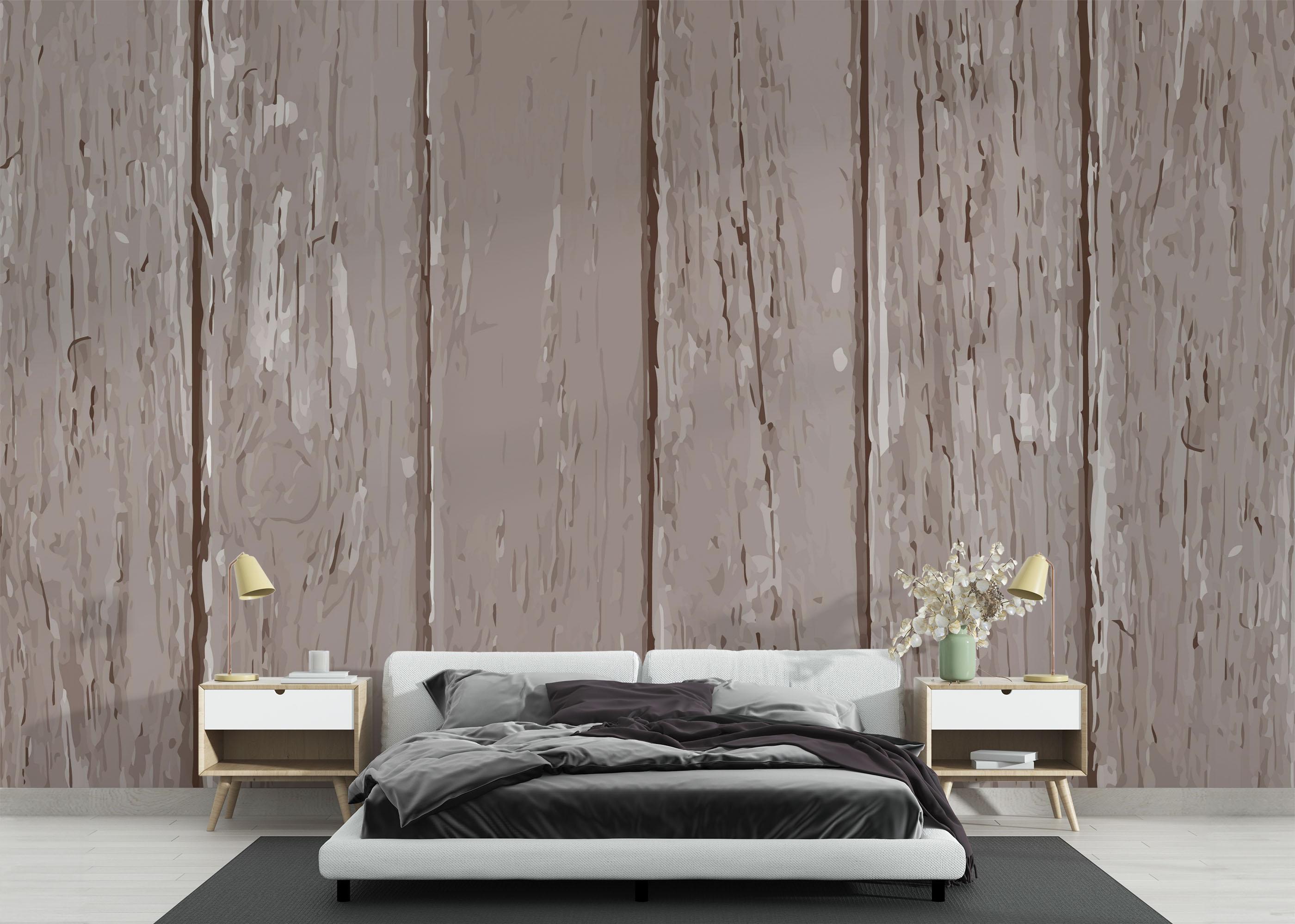 Fototapete Cool Wood Art mockup 3