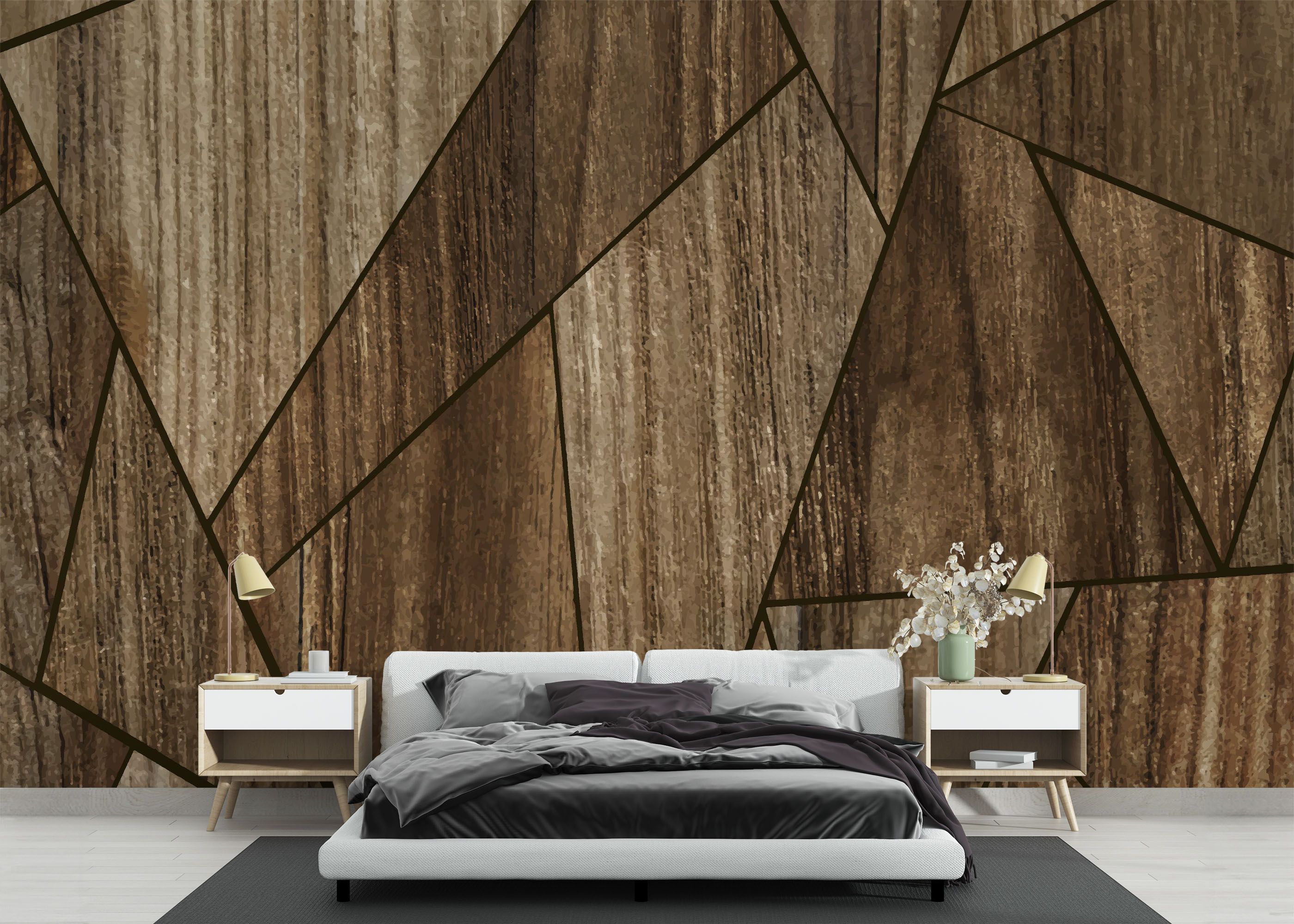 Wood Triangle mockup 3