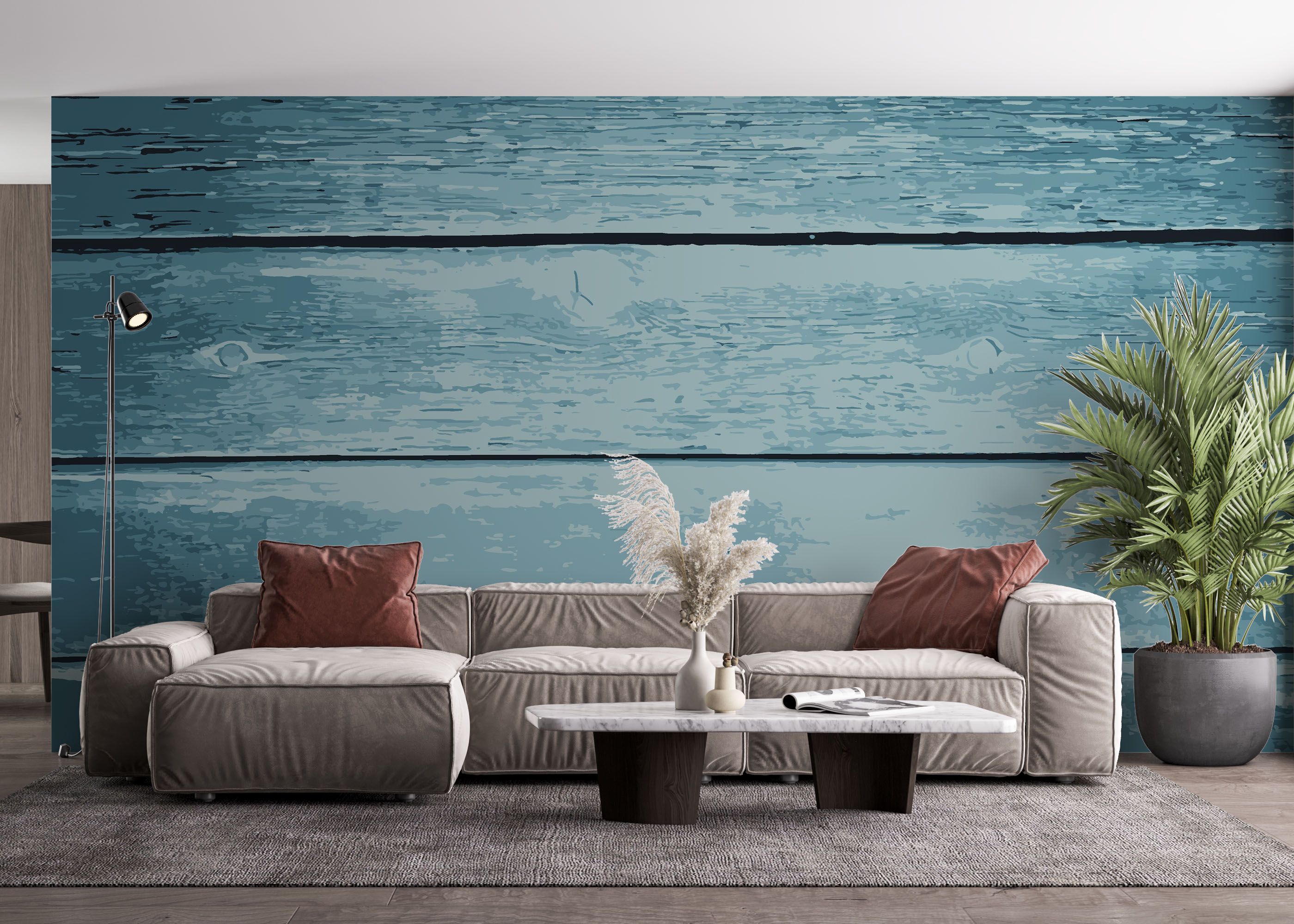 Blue Nice Wood mockup 4