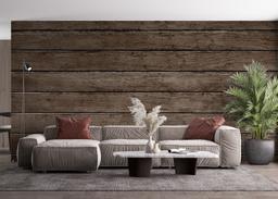 Brown Wooden Wall mockup 4