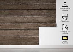 Brown Wooden Wall mockup 5