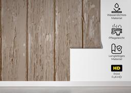 Cream Wooden Wall mockup 5