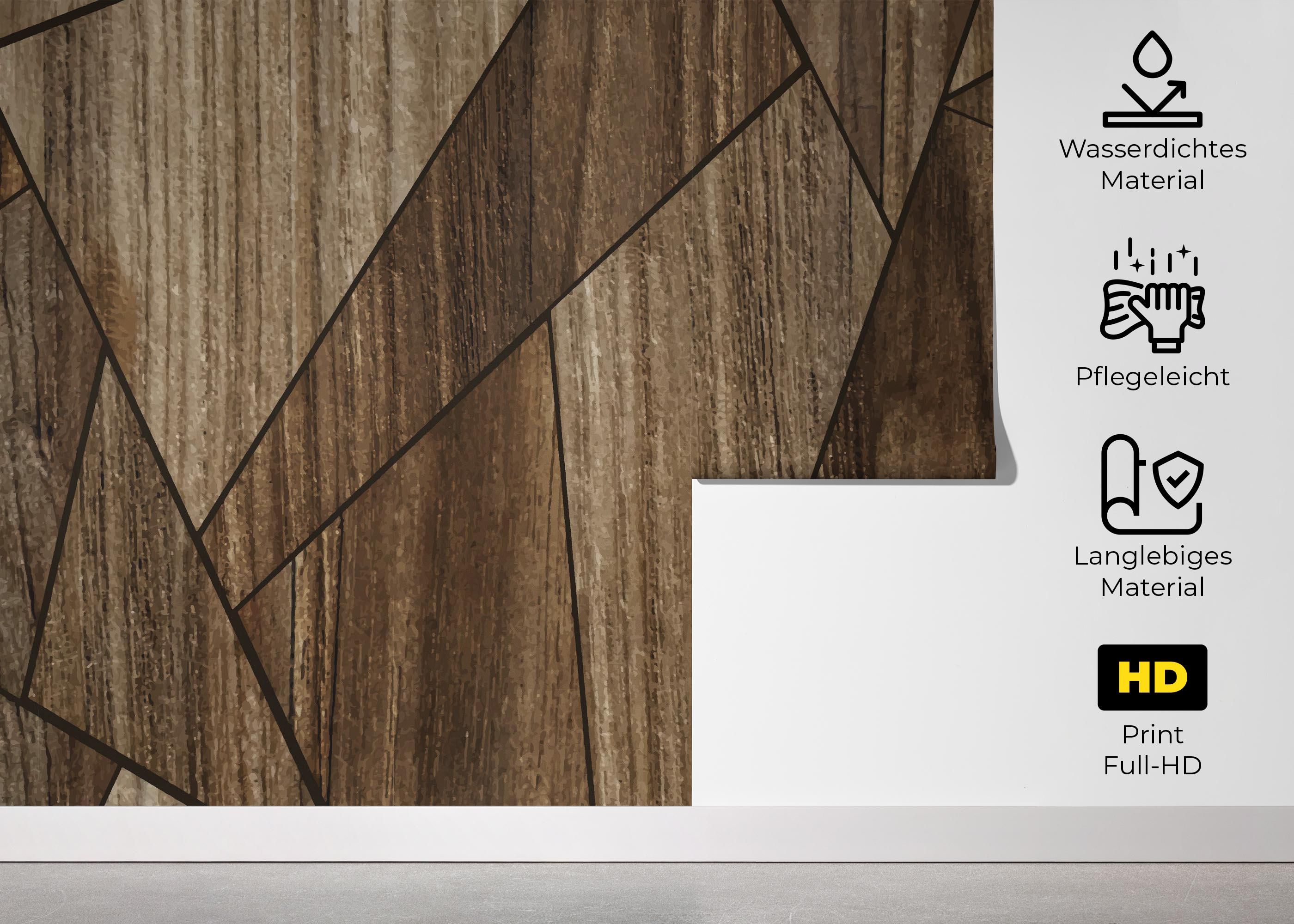 Wood Triangle mockup 5