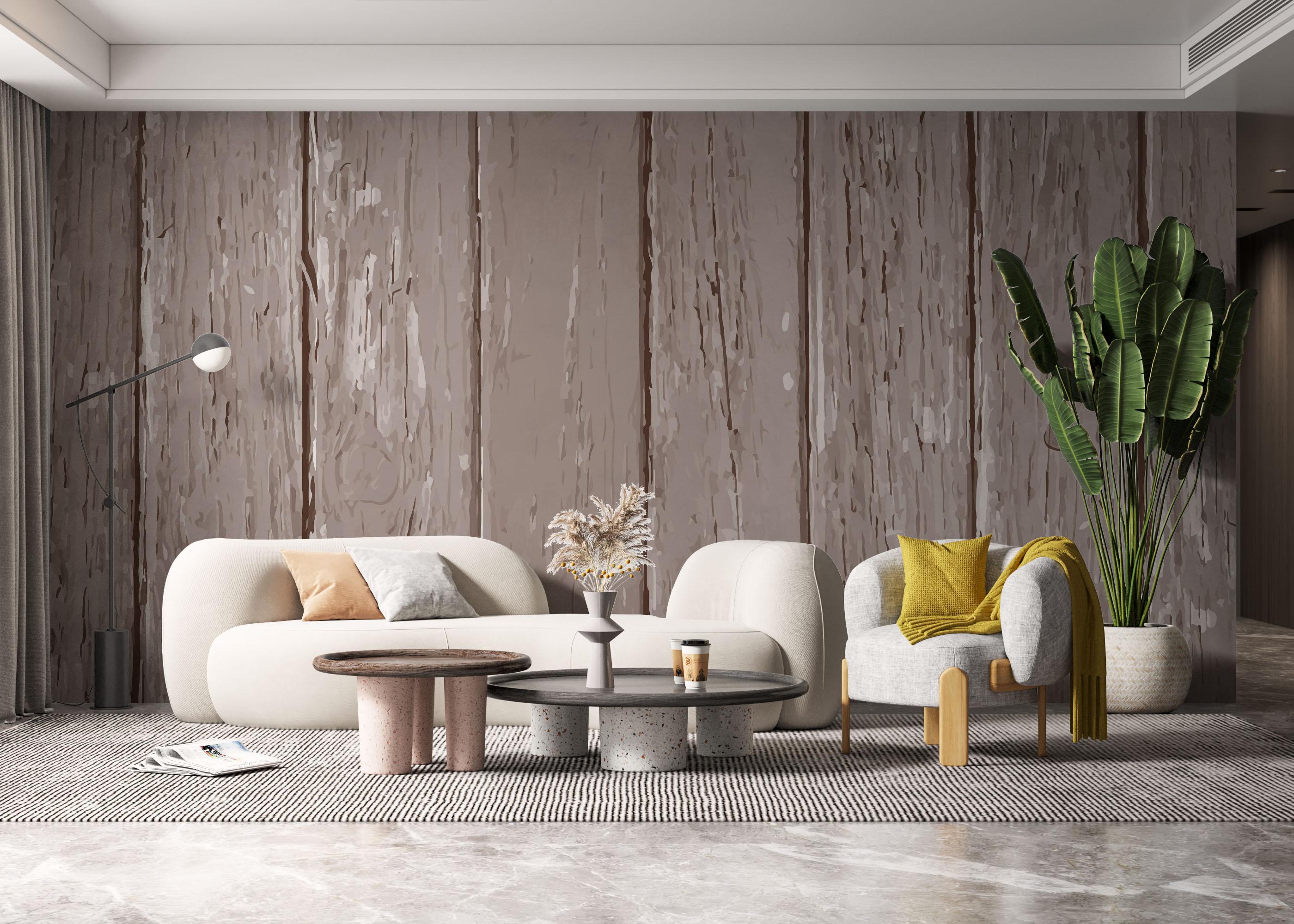 Fototapete Cool Wood Art mockup 6