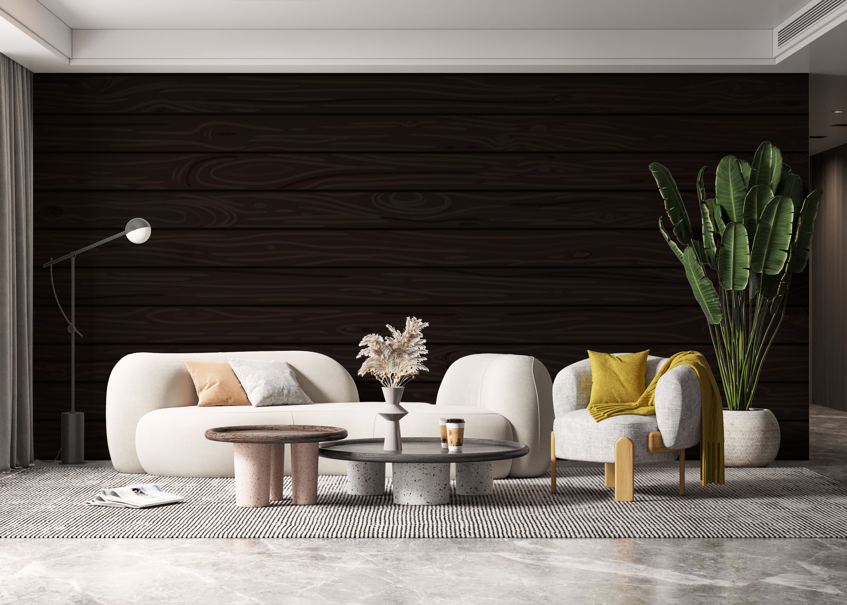 Dark Brown Wood mockup 6