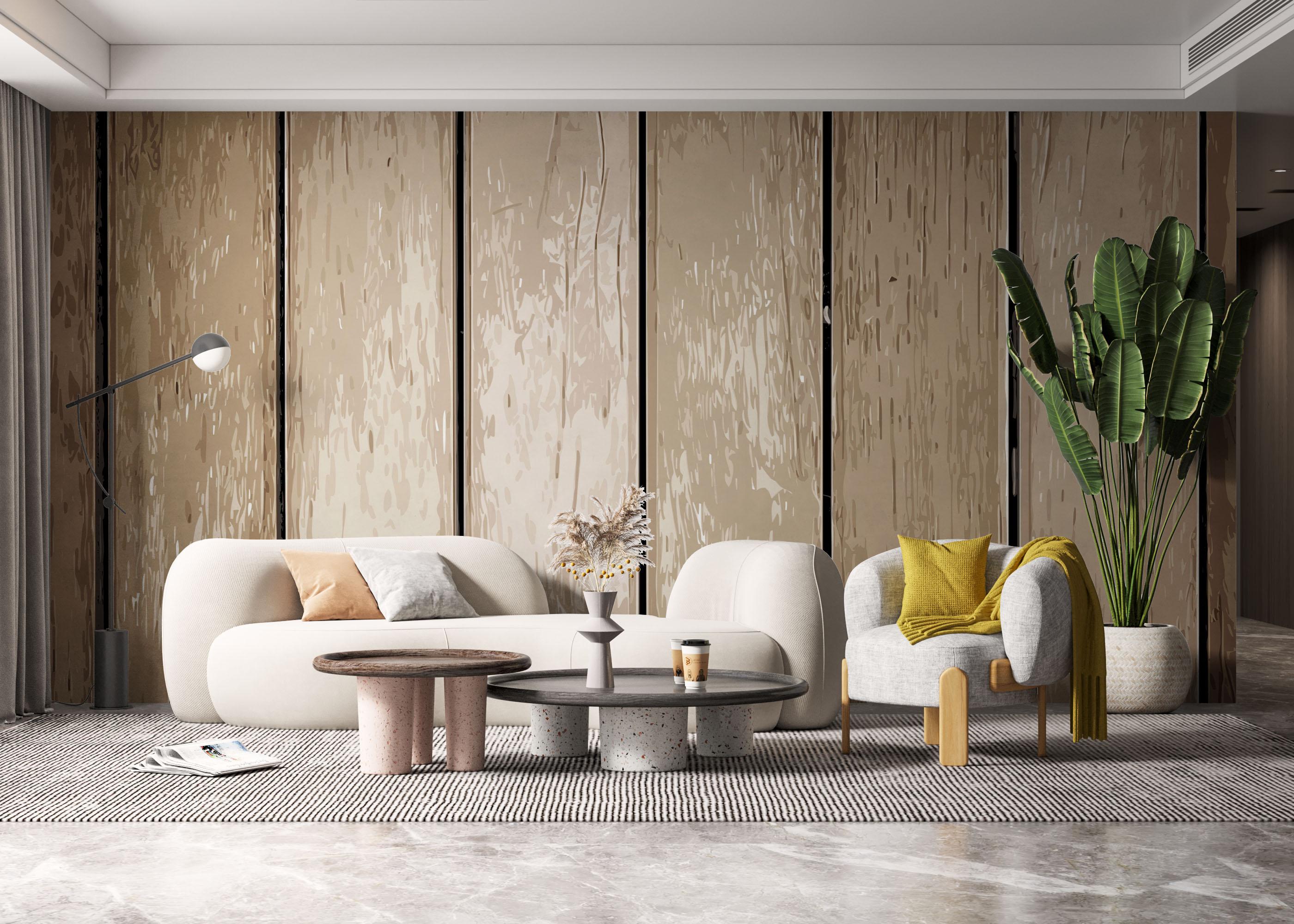 Fototapete Wooden Boards mockup 6