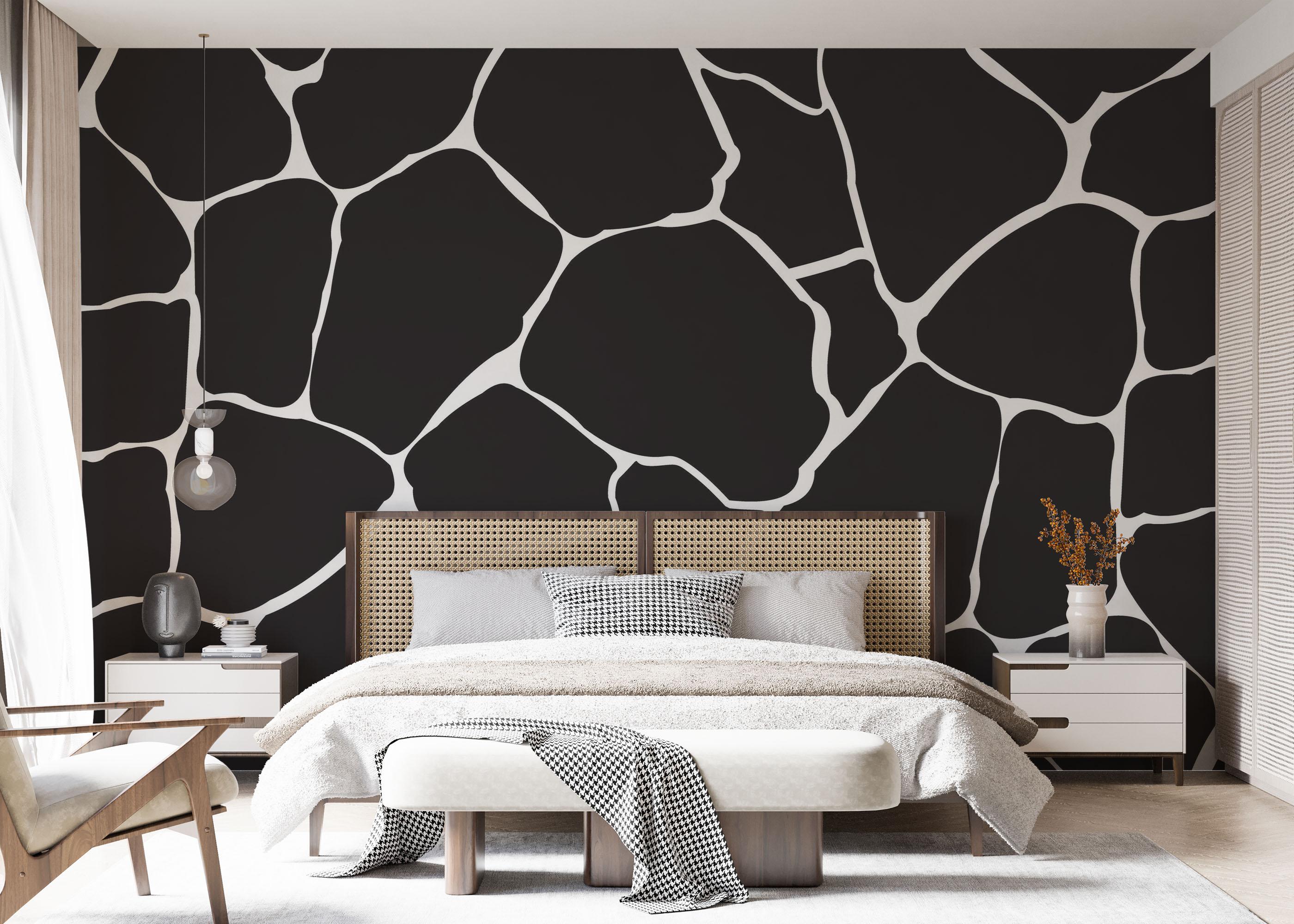 Fototapete Black Stones Art mockup 7