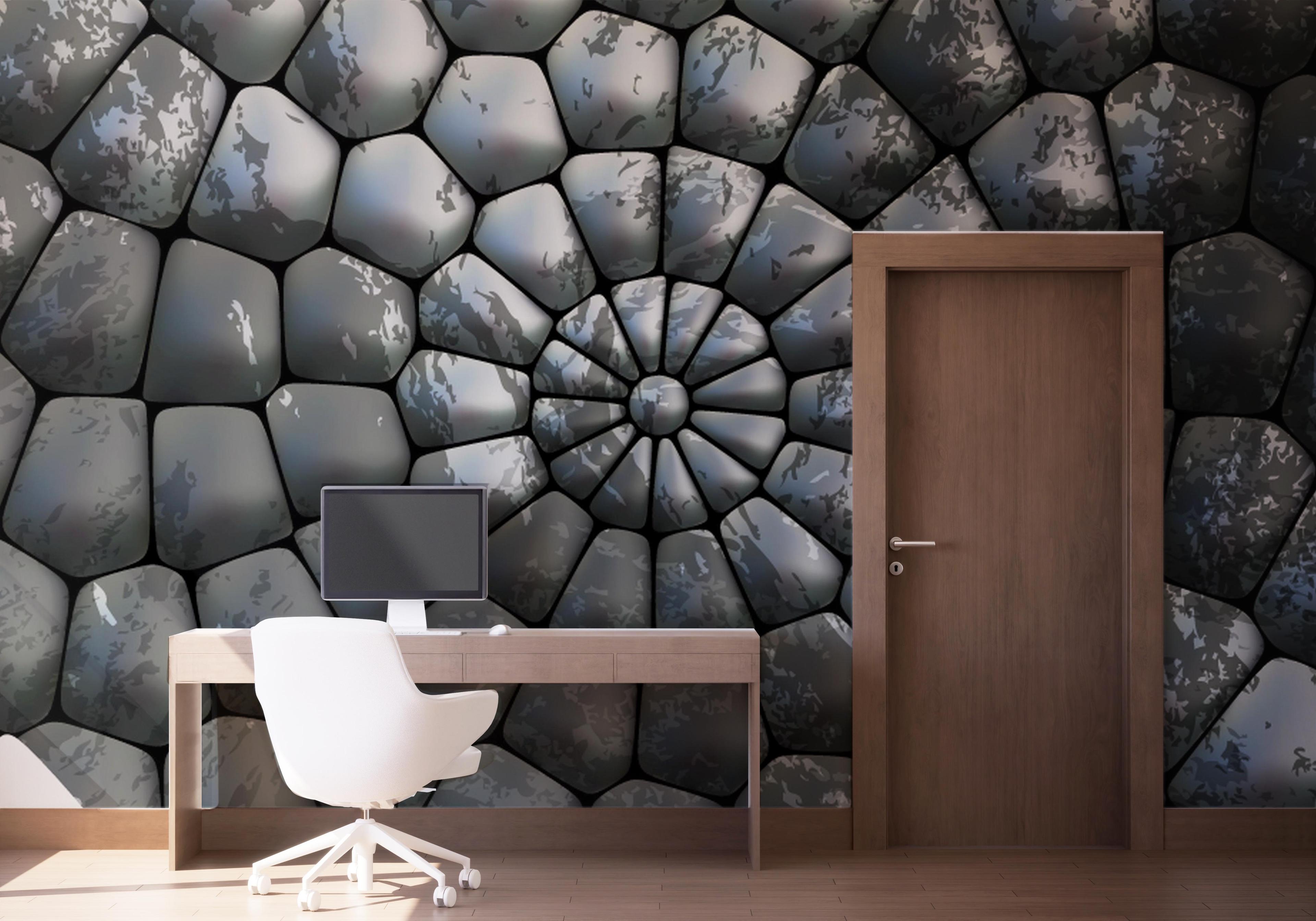 Fototapete Rock 3d Spiral mockup 1