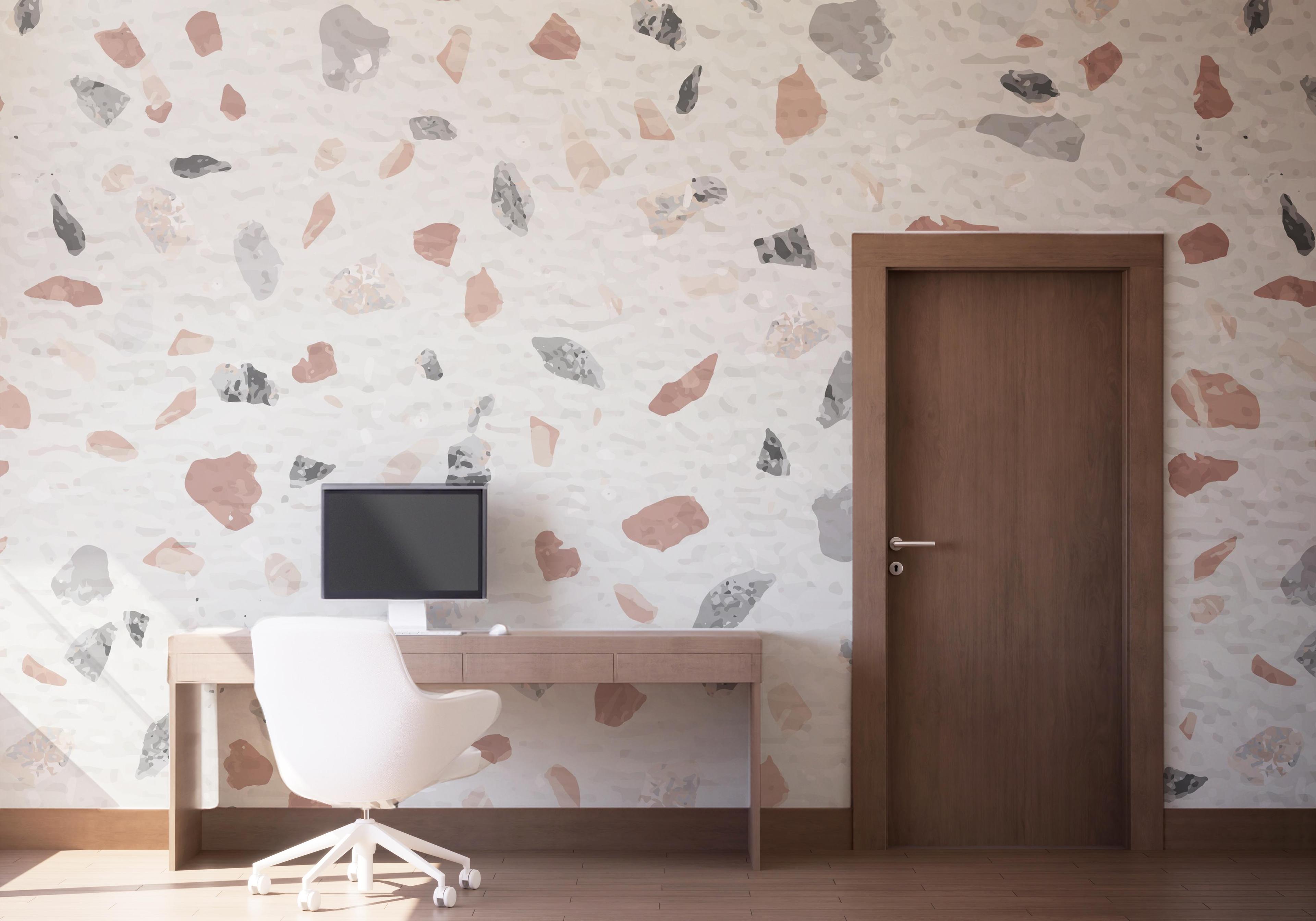 Fototapete Texture Stone Wall mockup 1