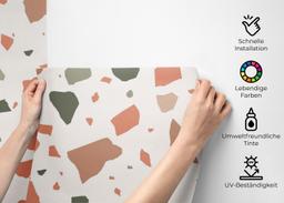 Green Orange Pebbles mockup 2