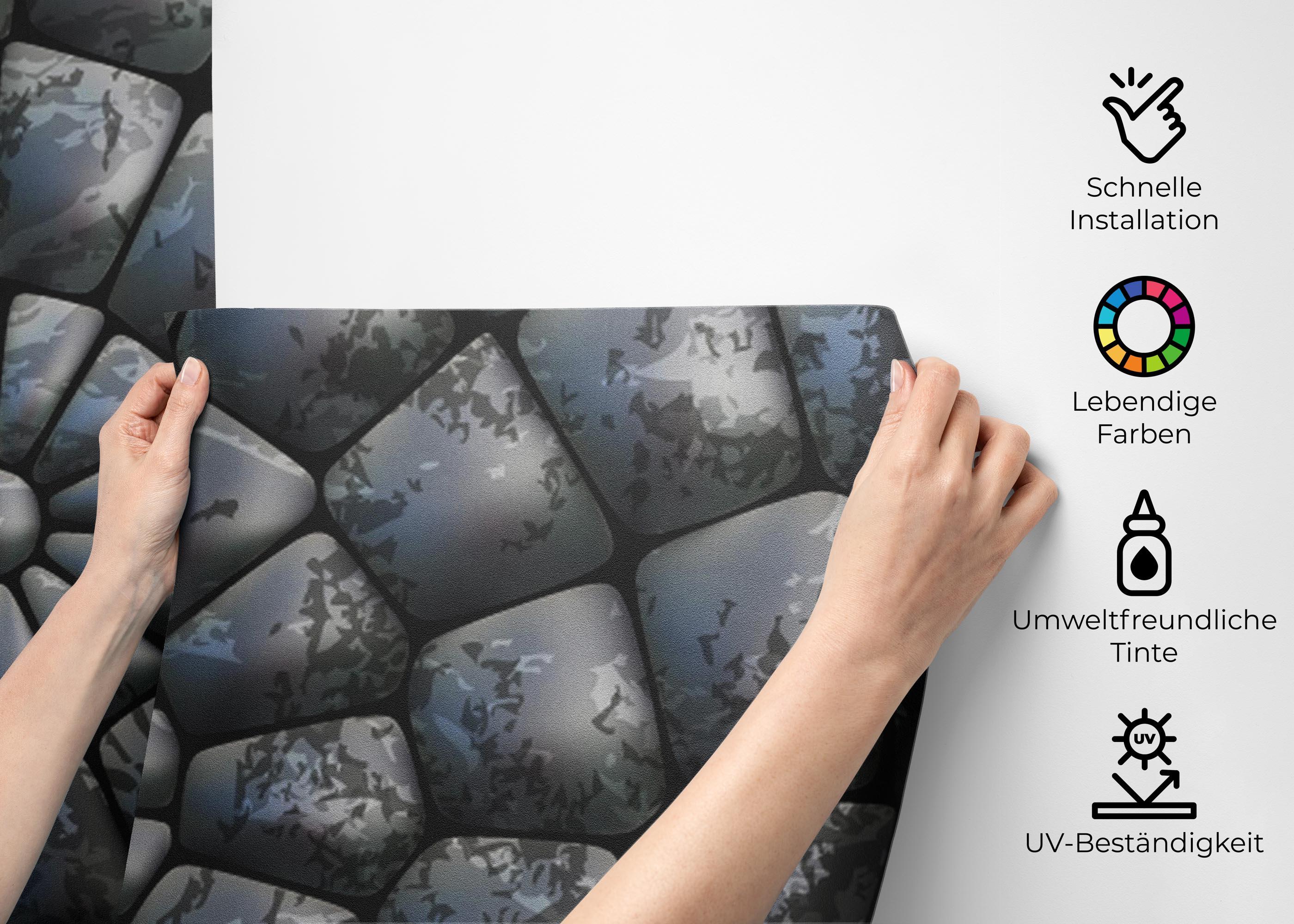 Fototapete Rock 3d Spiral mockup 2