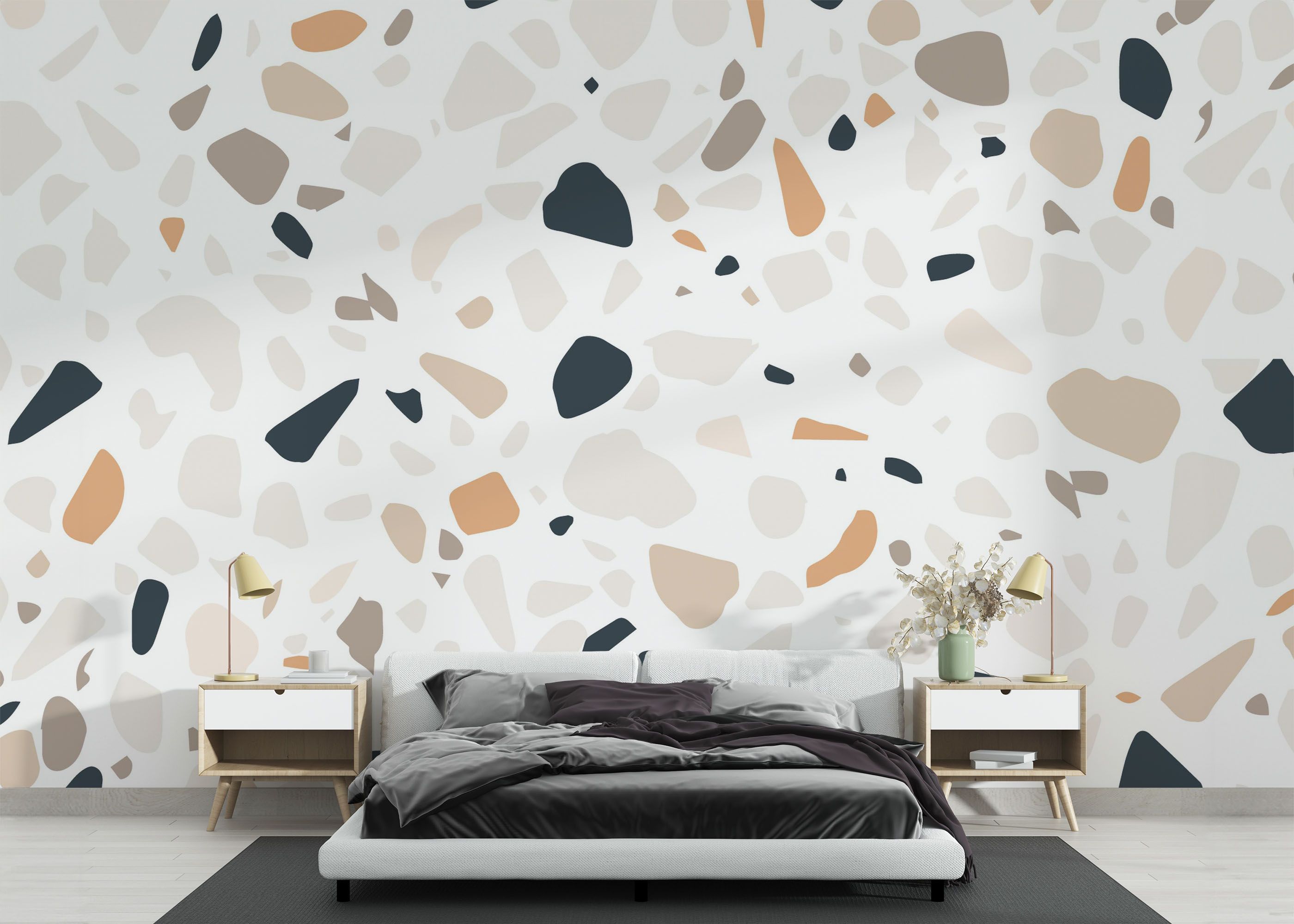 Cream Blue Stone mockup 3