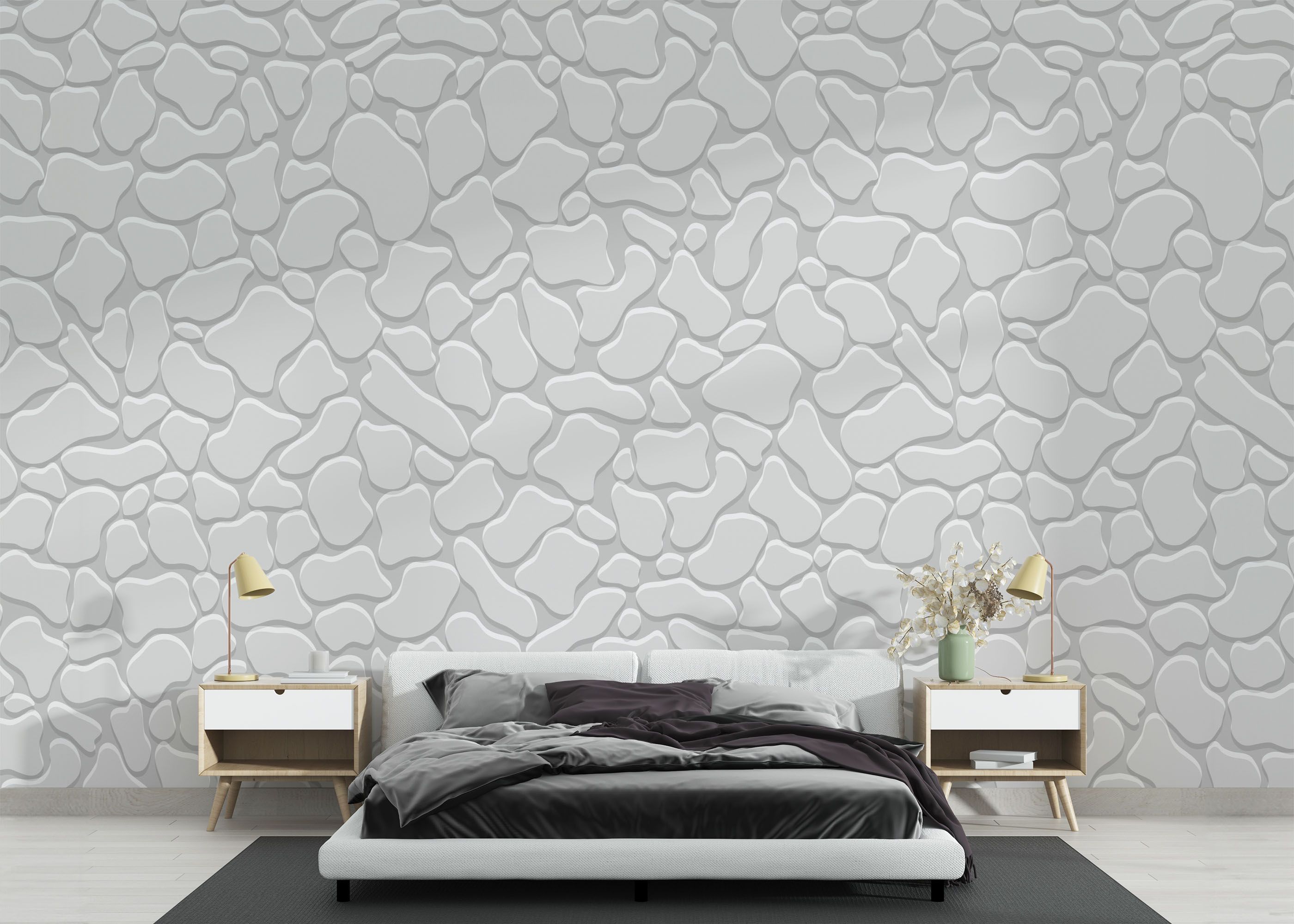 Pebbles Cream Stones mockup 3