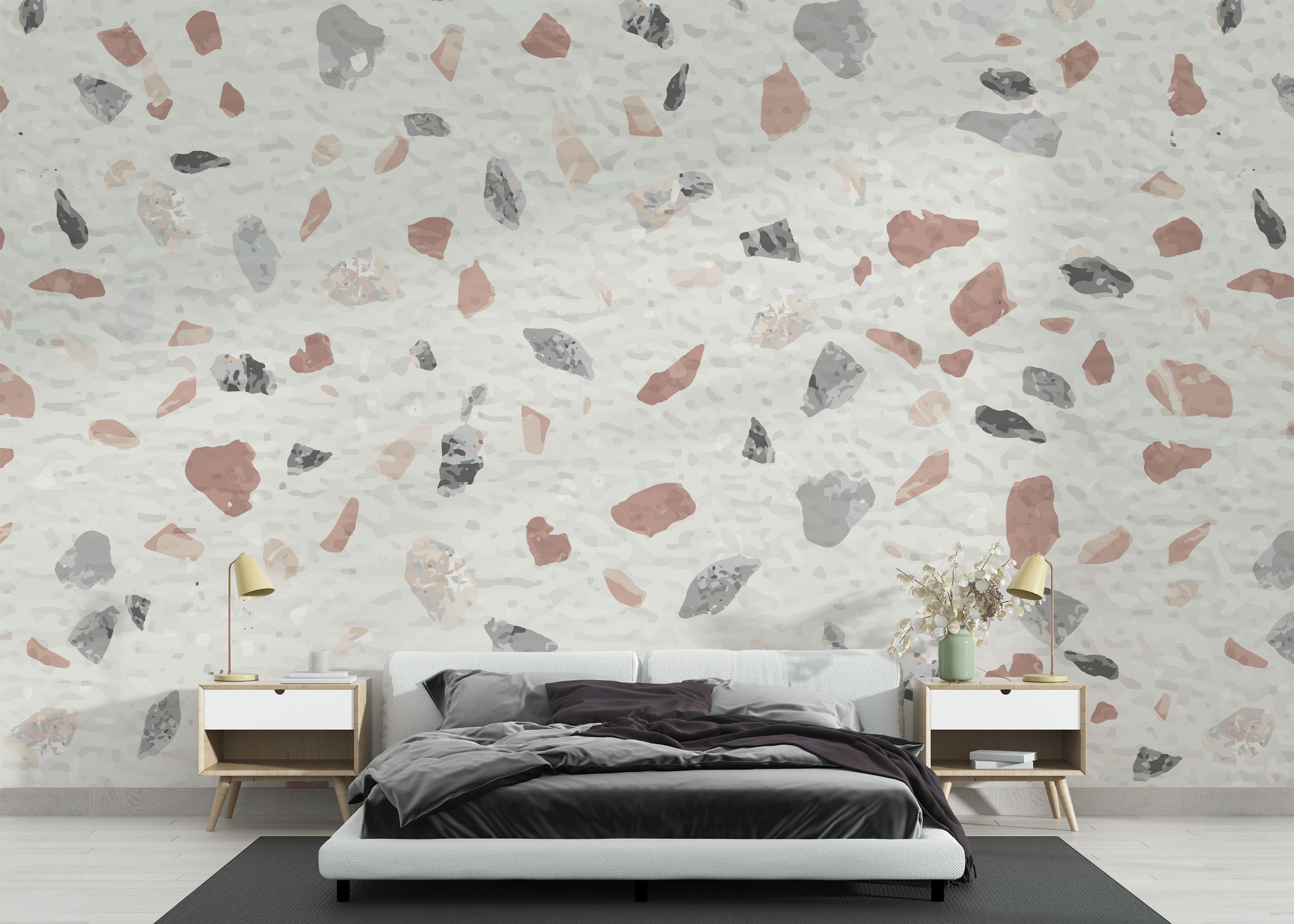 Texture Stone Wall mockup 3