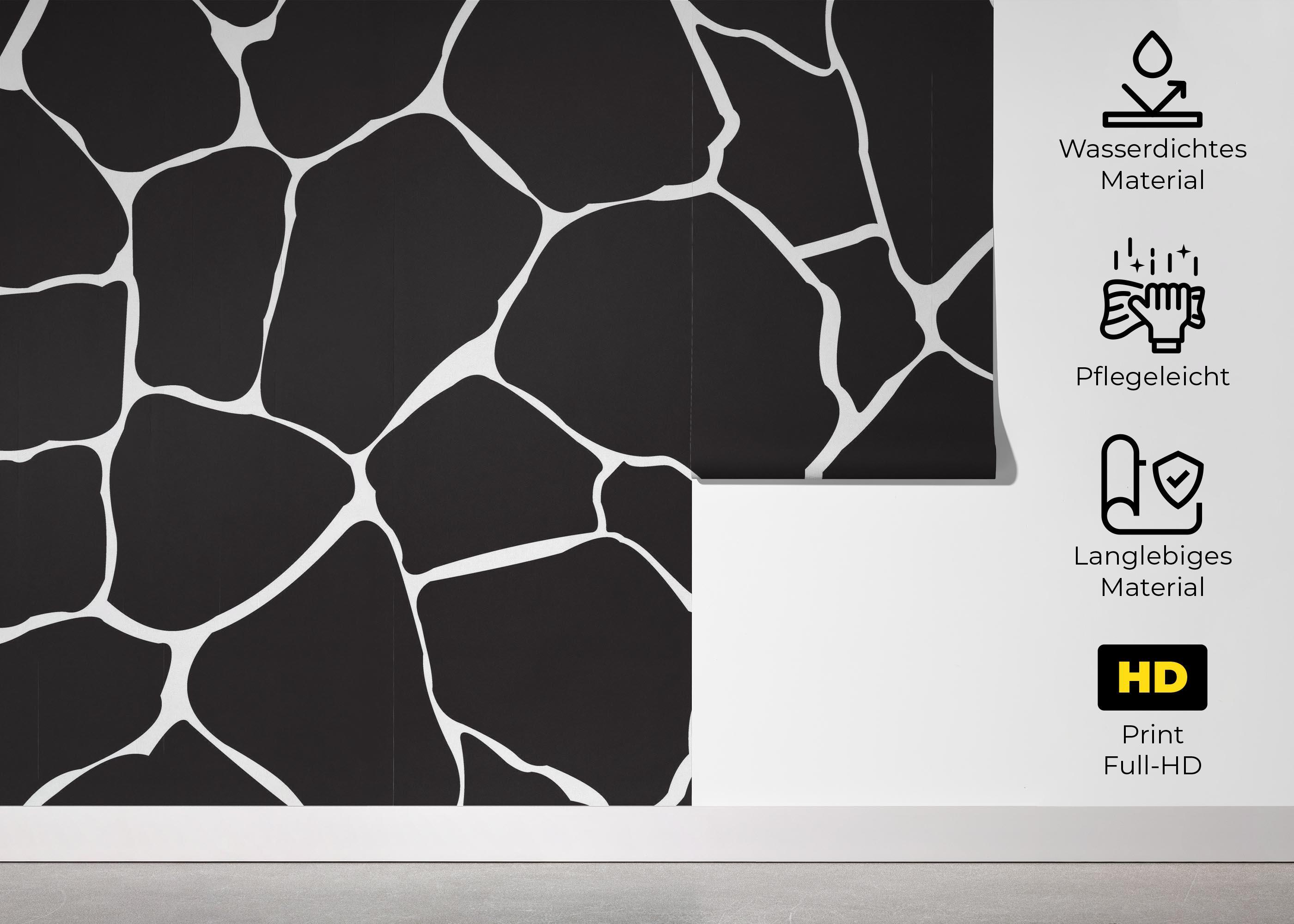 Fototapete Black Stones Art mockup 5