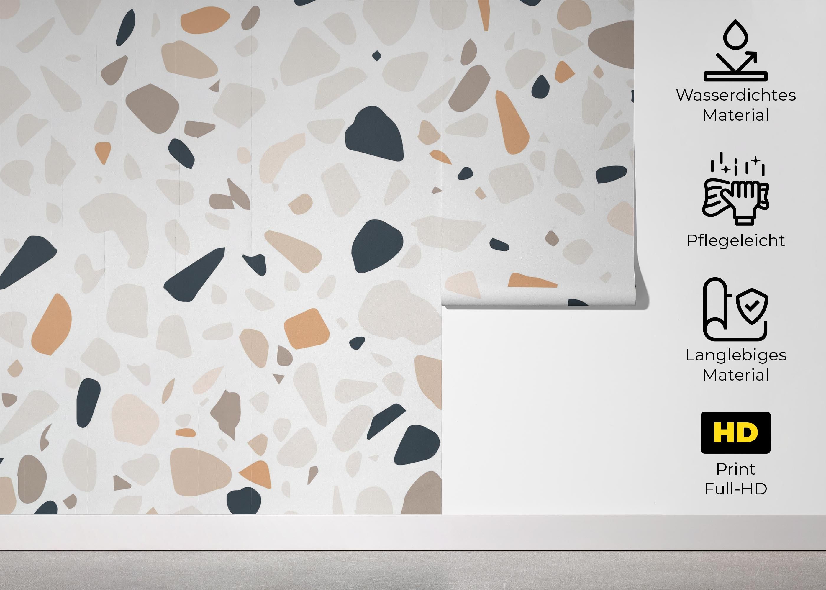 Cream Blue Stone mockup 5