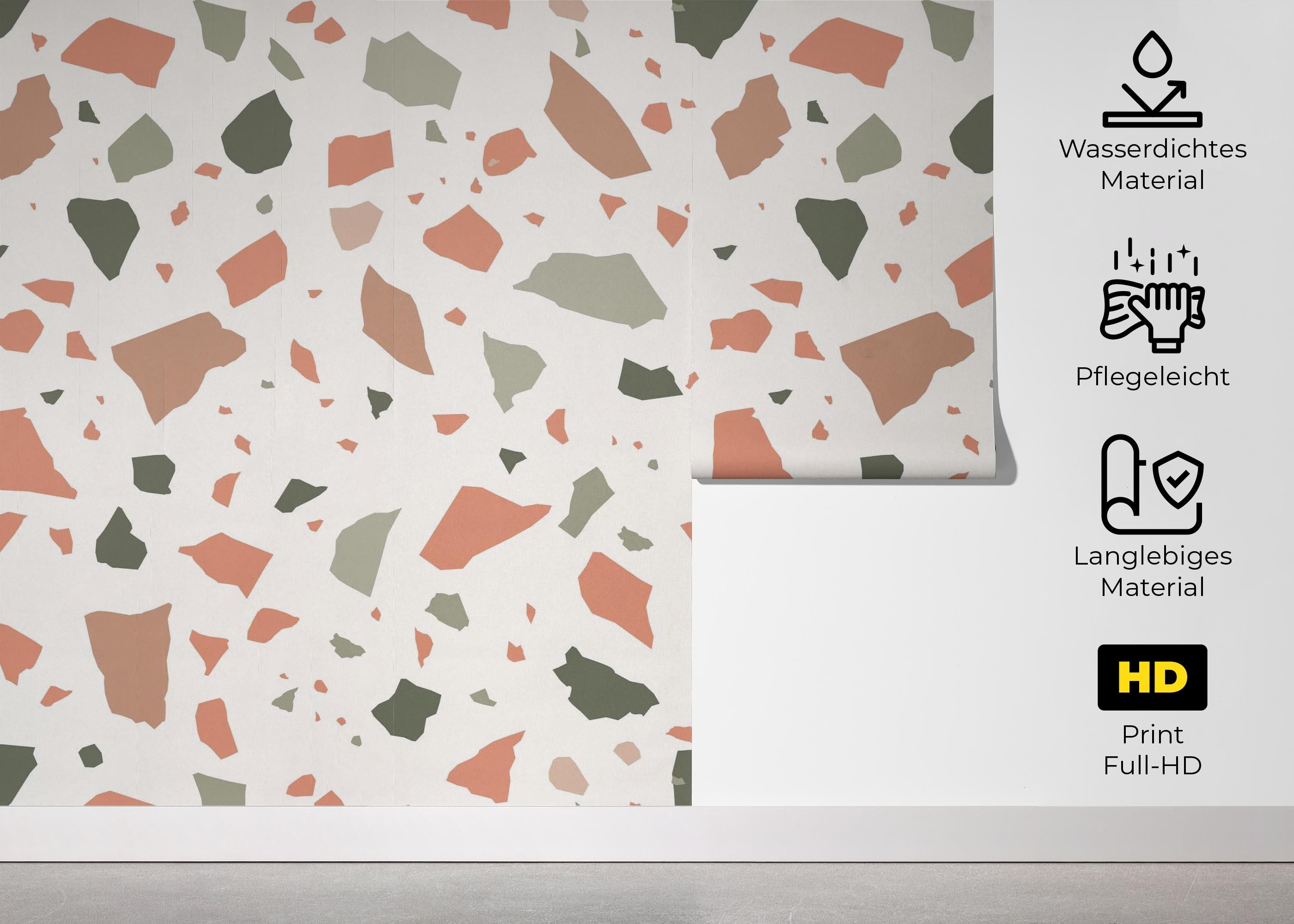 Green Orange Pebbles mockup 5
