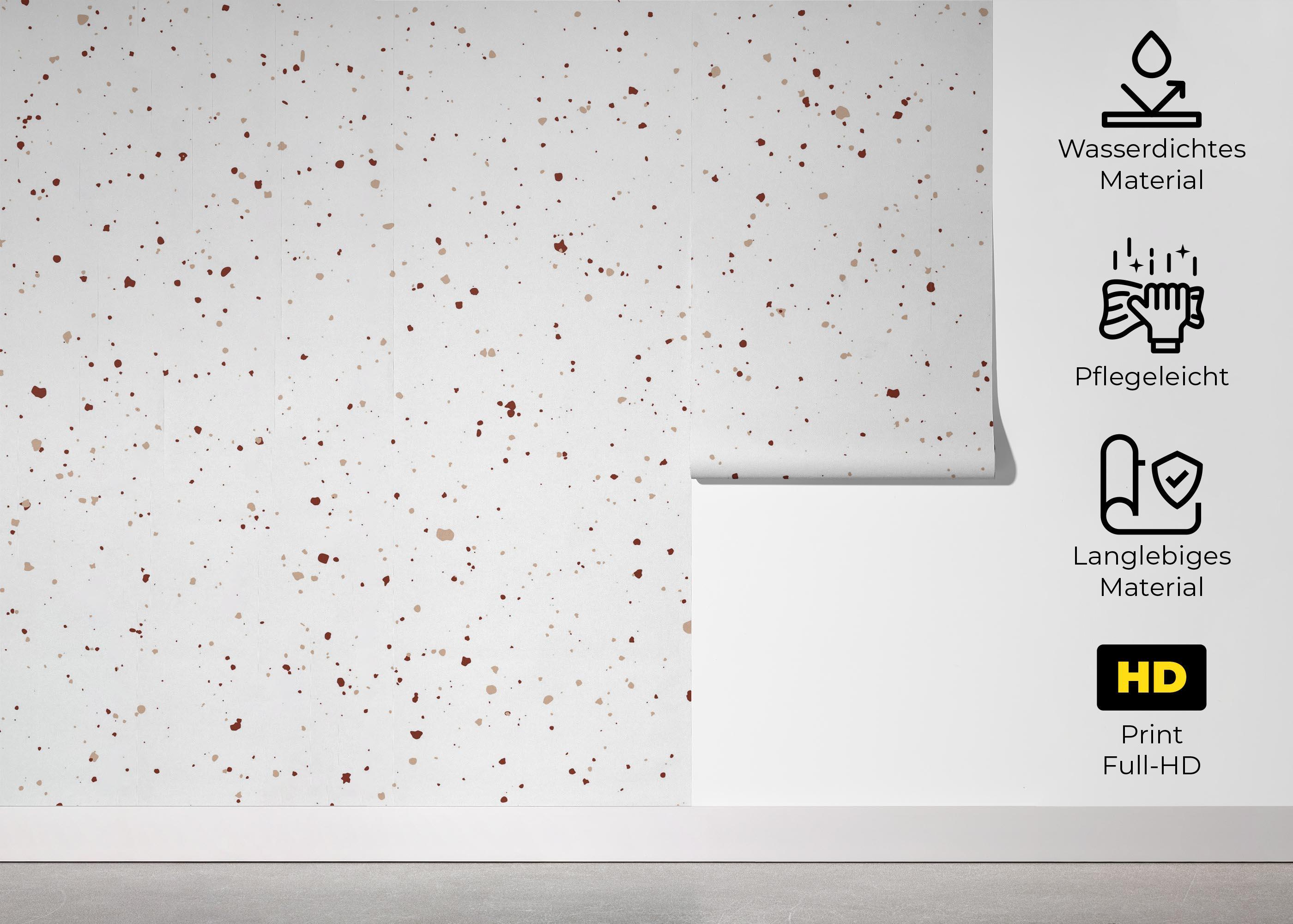 Fototapete Small Pebbles Wall mockup 5
