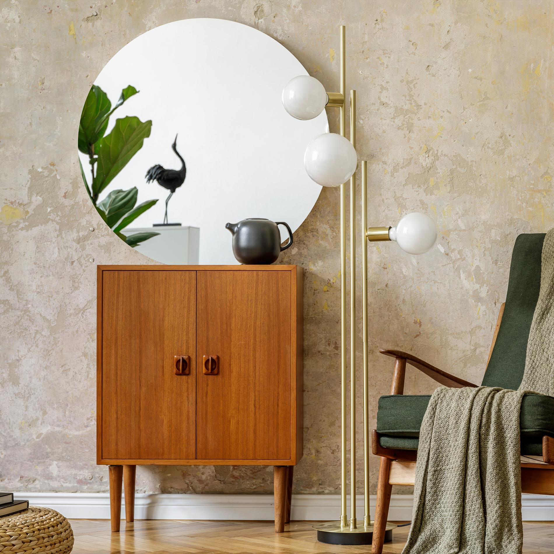 Runder Spiegel mockup 3