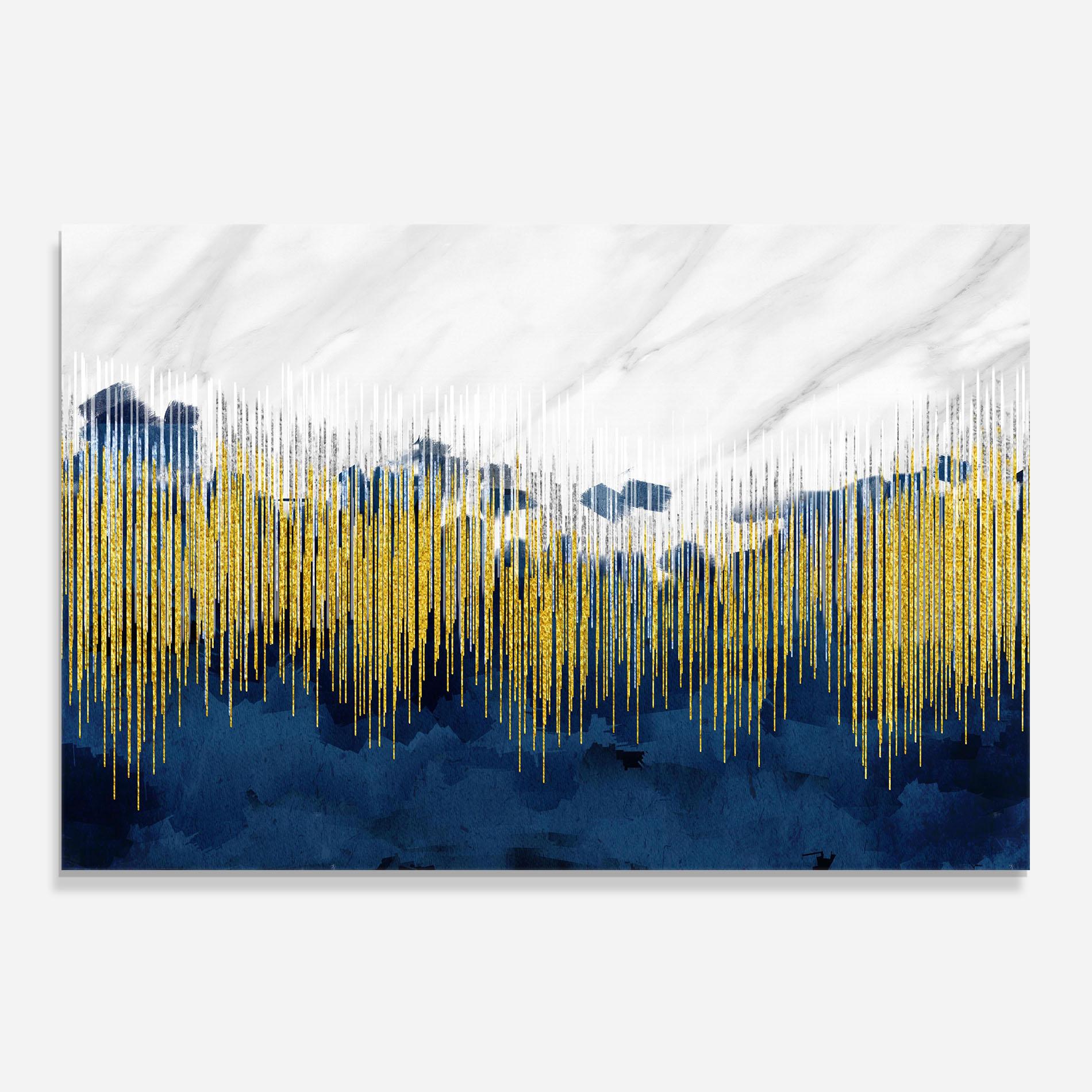 Küchenrückwand Glas Abstract Marble Art mockup 0